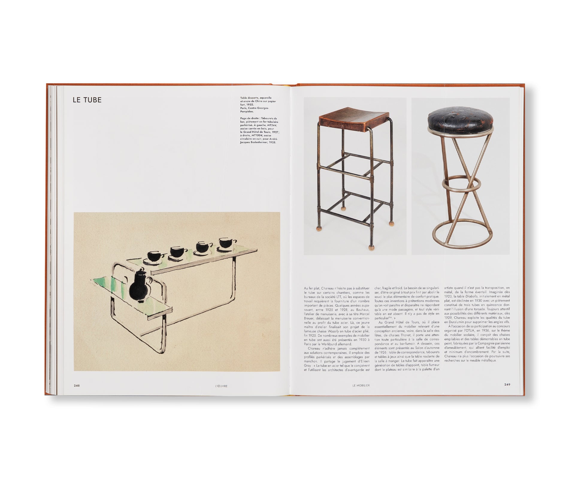 PIERRE CHAREAU: VOLUME I. BIOGRAPHIE. EXPOSITIONS. MOBILIER. by Pierre Chareau