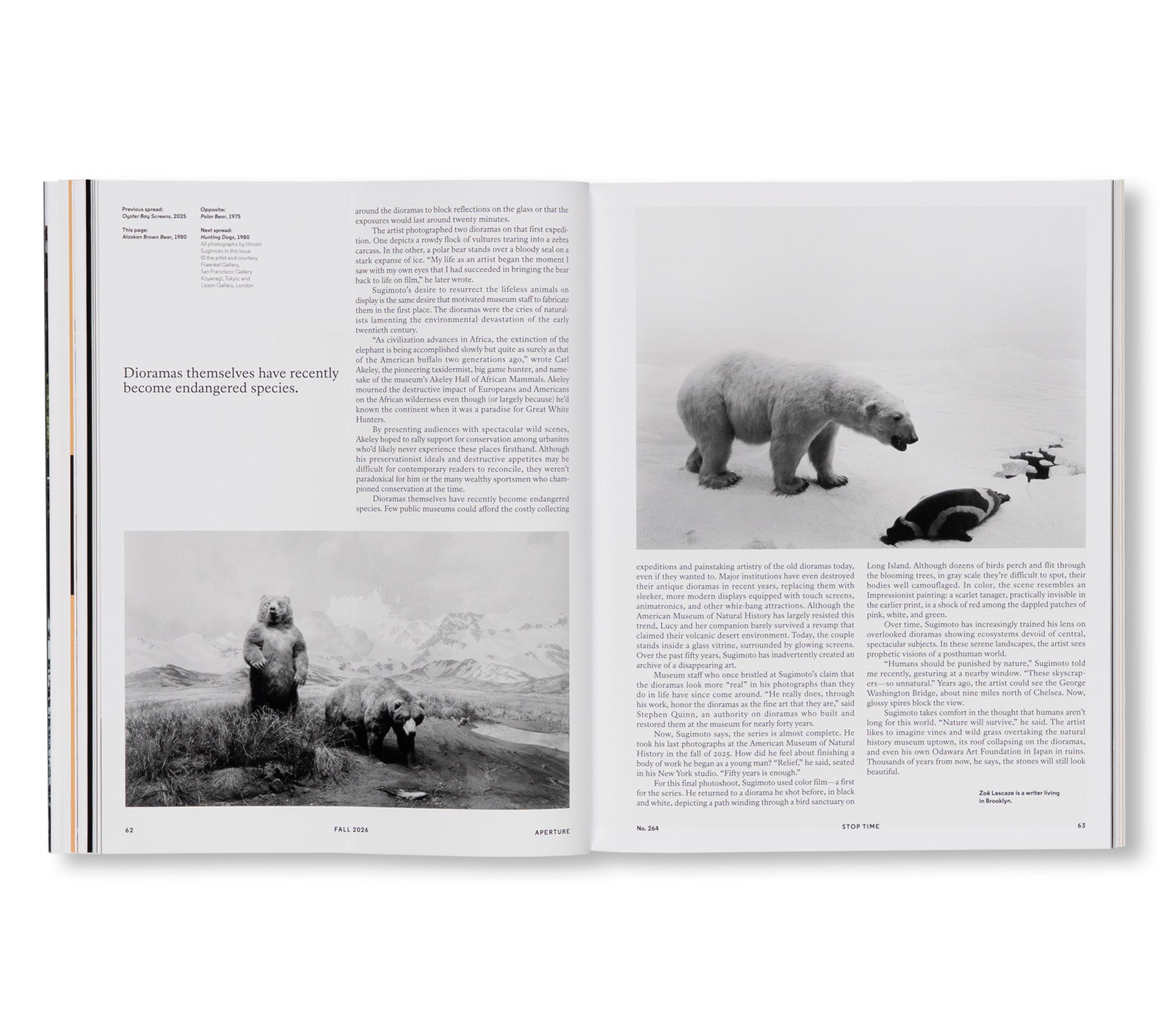 APERTURE 264 - FALL 2026: STOP TIME, GUEST EDITED BY HIROSHI SUGIMOTO