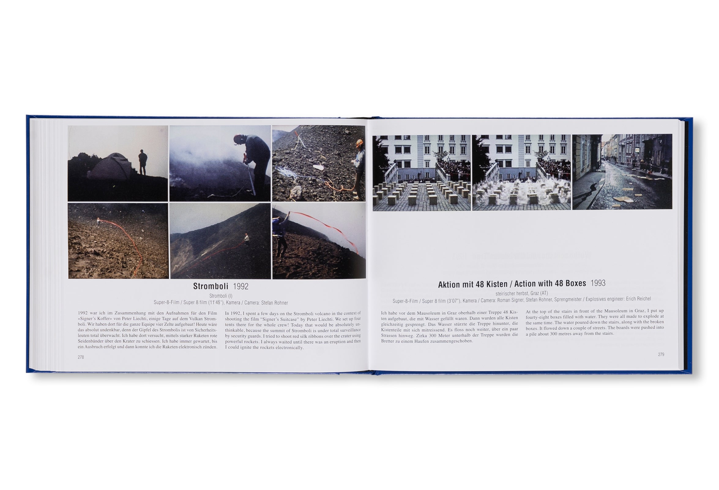 SUPER-8 FILME 1975-2001. KOMMENTIERTES WERKVERZEICHNIS / ANNOTATED CATALOGUE RAISONNÉ by Roman Signer