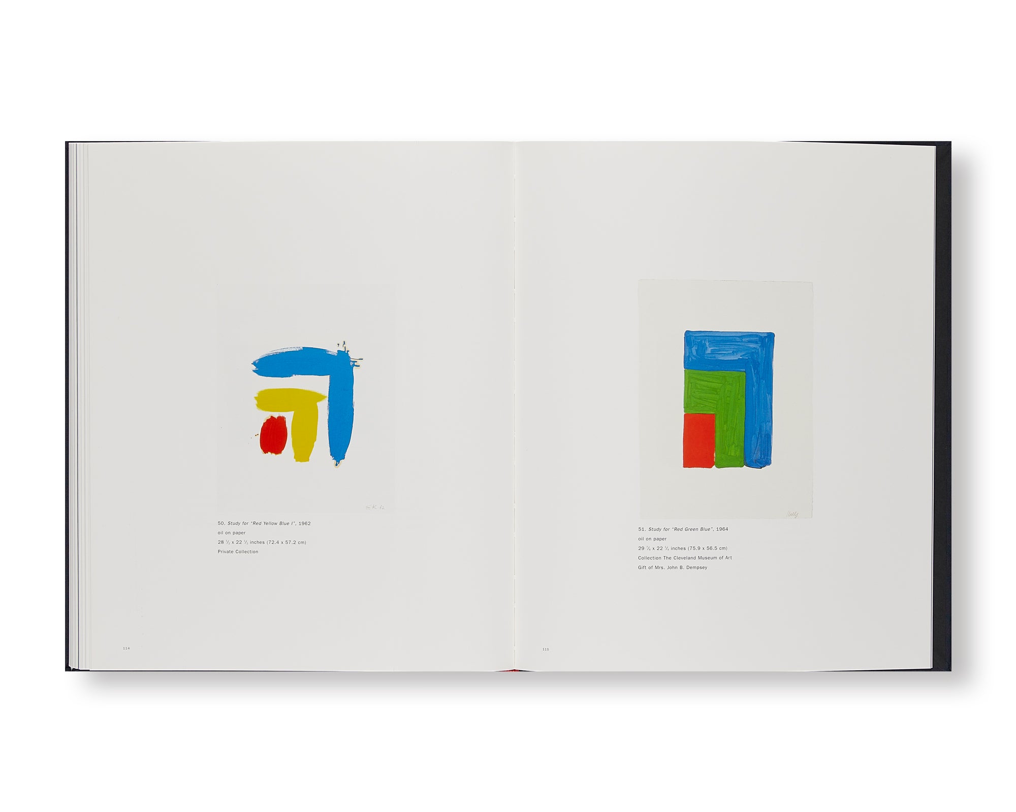 RED GREEN BLUE PAINTINGS AND STUDIES, 1958-1965 by Ellsworth Kelly