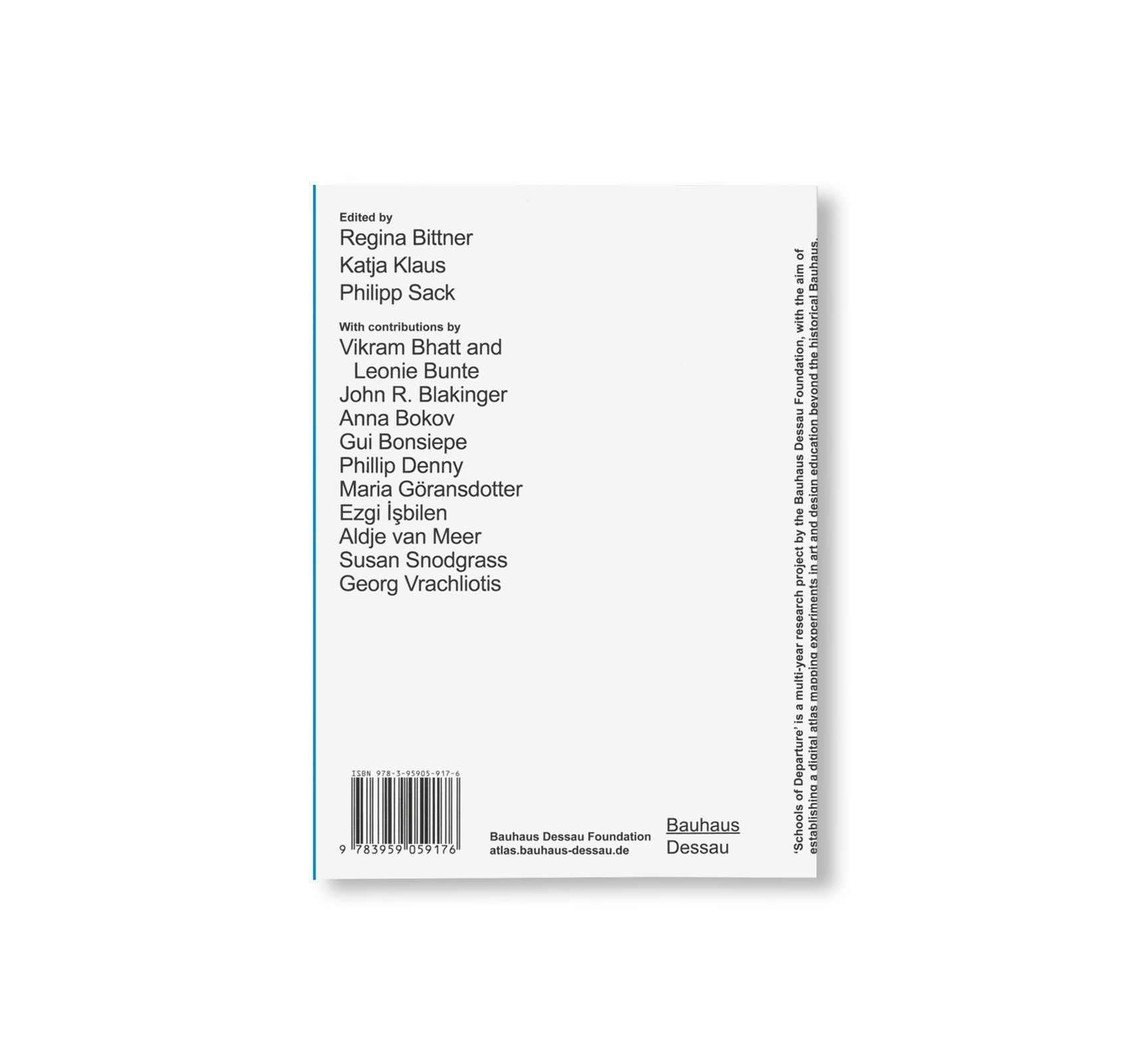 PEDAGOGIES OF MACHINE LEARNING - SCHOOLS OF DEPARTURE NO. 4 by Stiftung Bauhaus Dessau