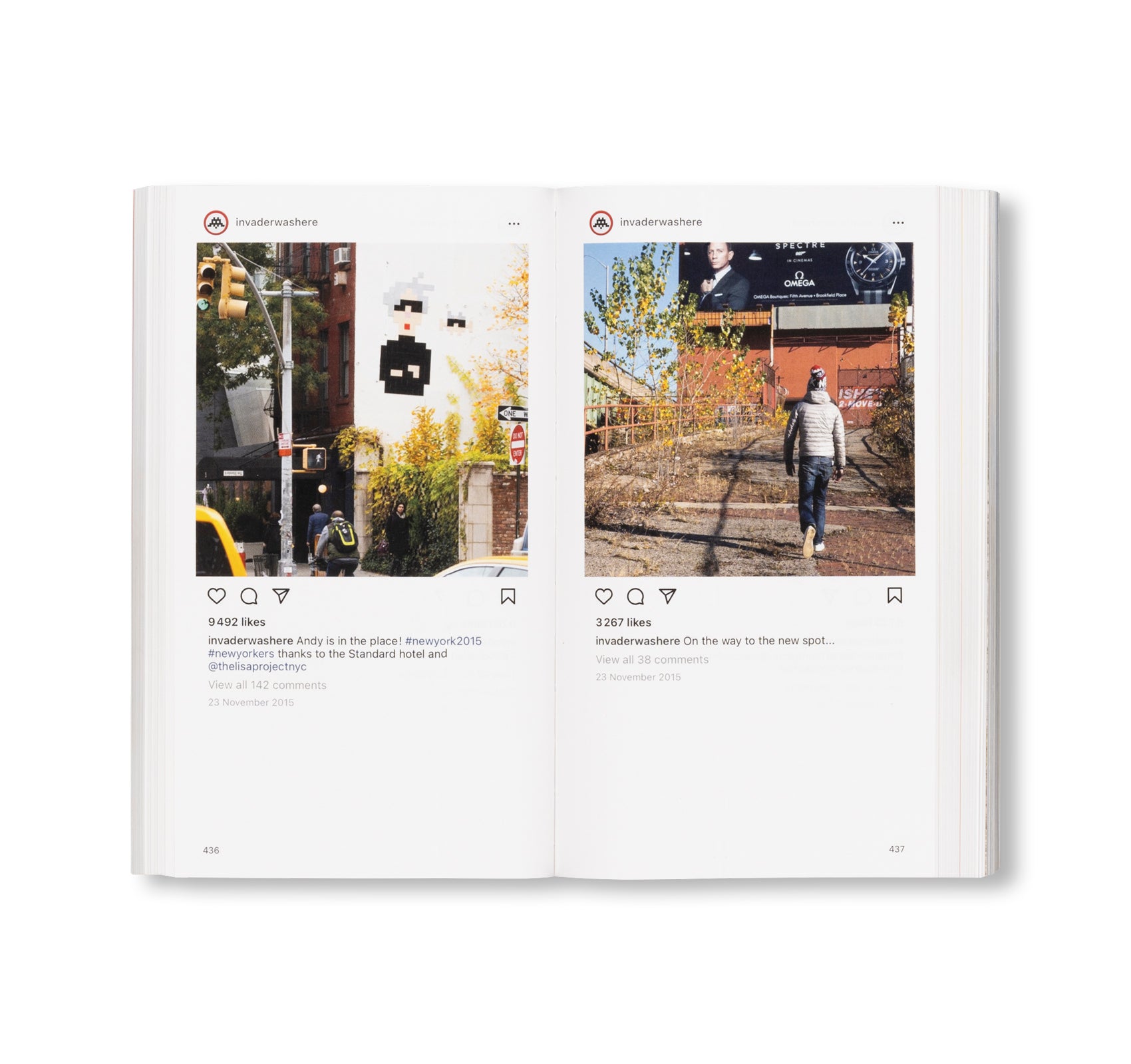 @INVADERWASHERE: TEN YEARS ON INSTAGRAM by Invader