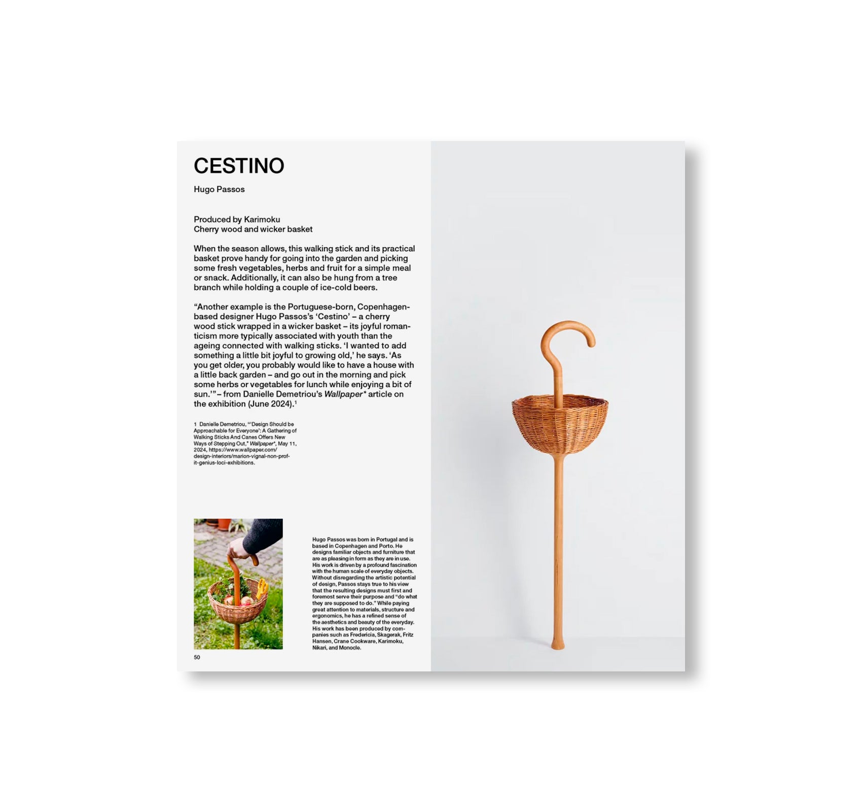 WALKING STICKS by Keiji Takeuchi, Marco Sammicheli