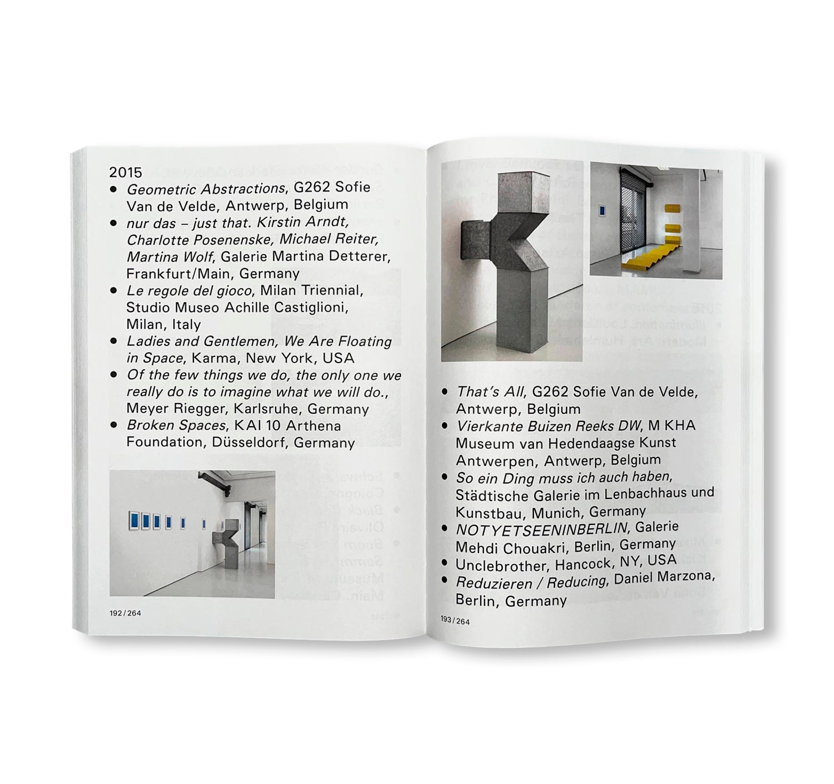 INSTALLATION VIEWS by Charlotte Posenenske