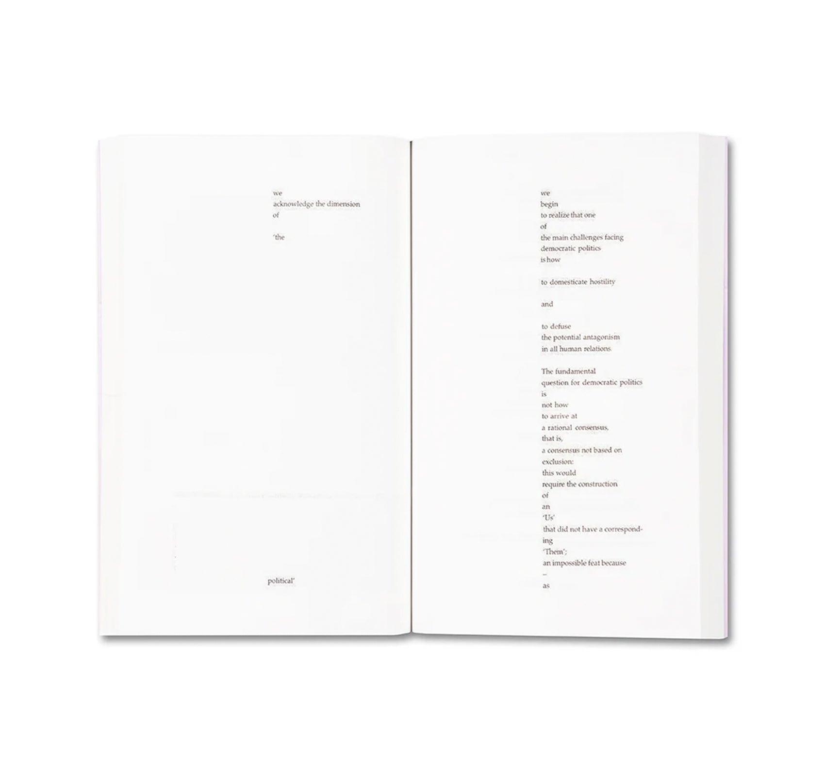 POLITICS AND PASSIONS by Anna Ostoya & Chantal Mouffe