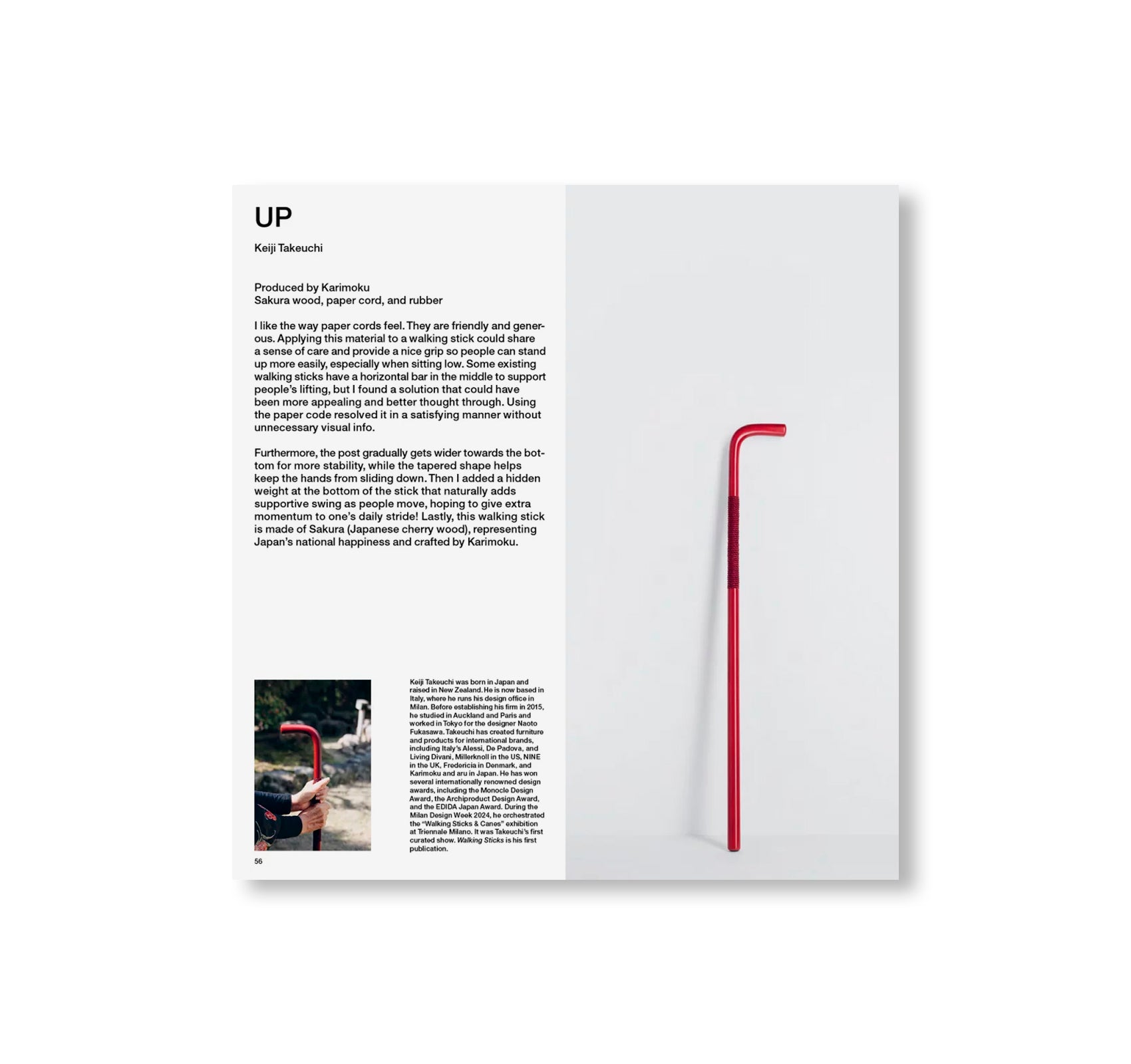WALKING STICKS by Keiji Takeuchi, Marco Sammicheli