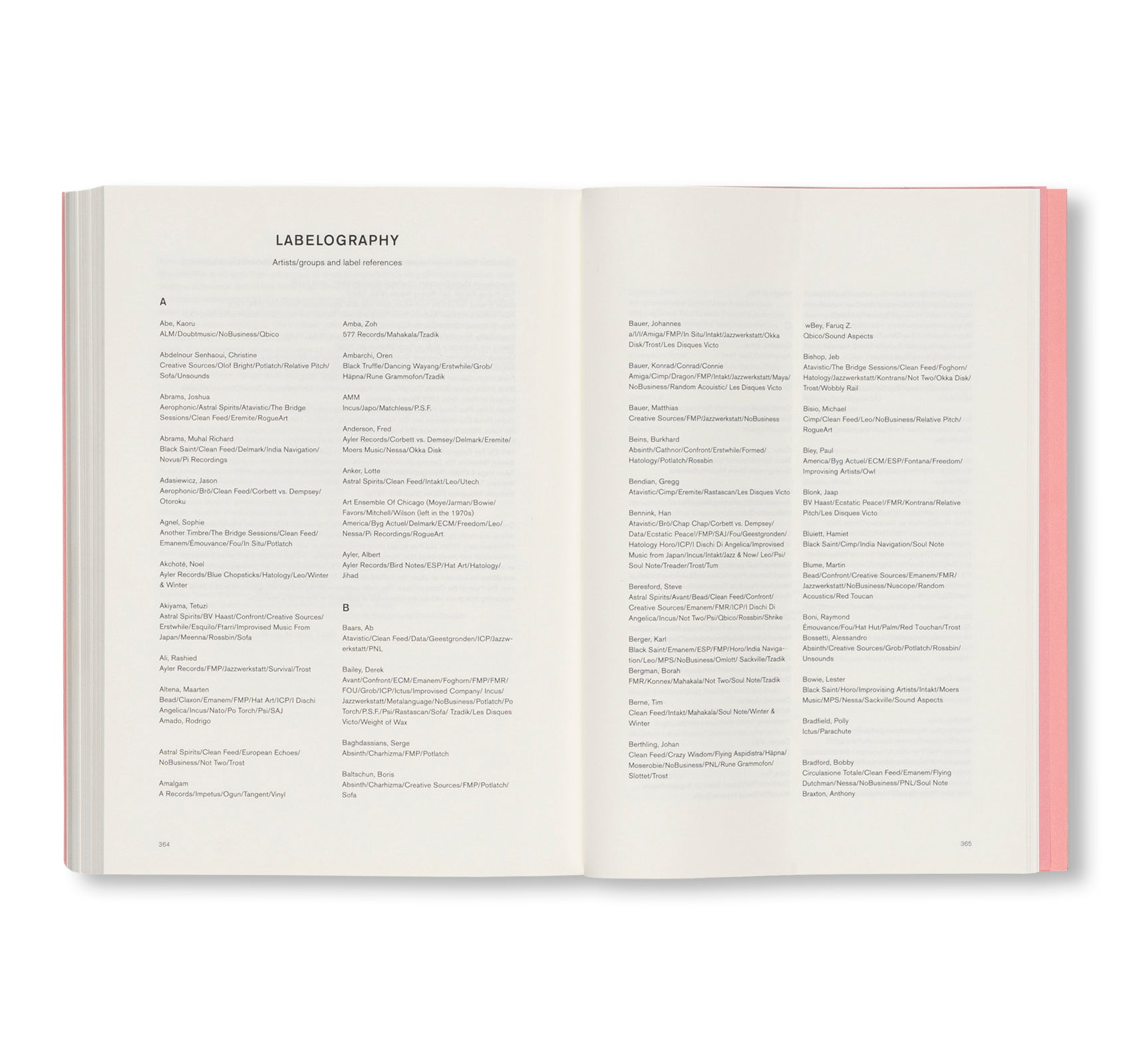 FREE JAZZ AND IMPROVISATION ON LP AND CD, 1965-2024 by Johannes Rød