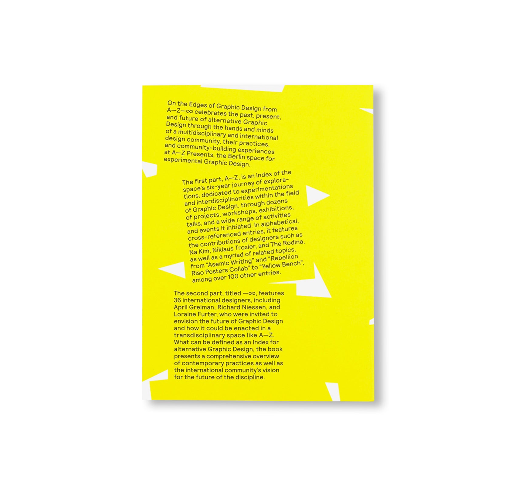 ON THE EDGES OF GRAPHIC DESIGN FROM A—Z by Anja Lutz