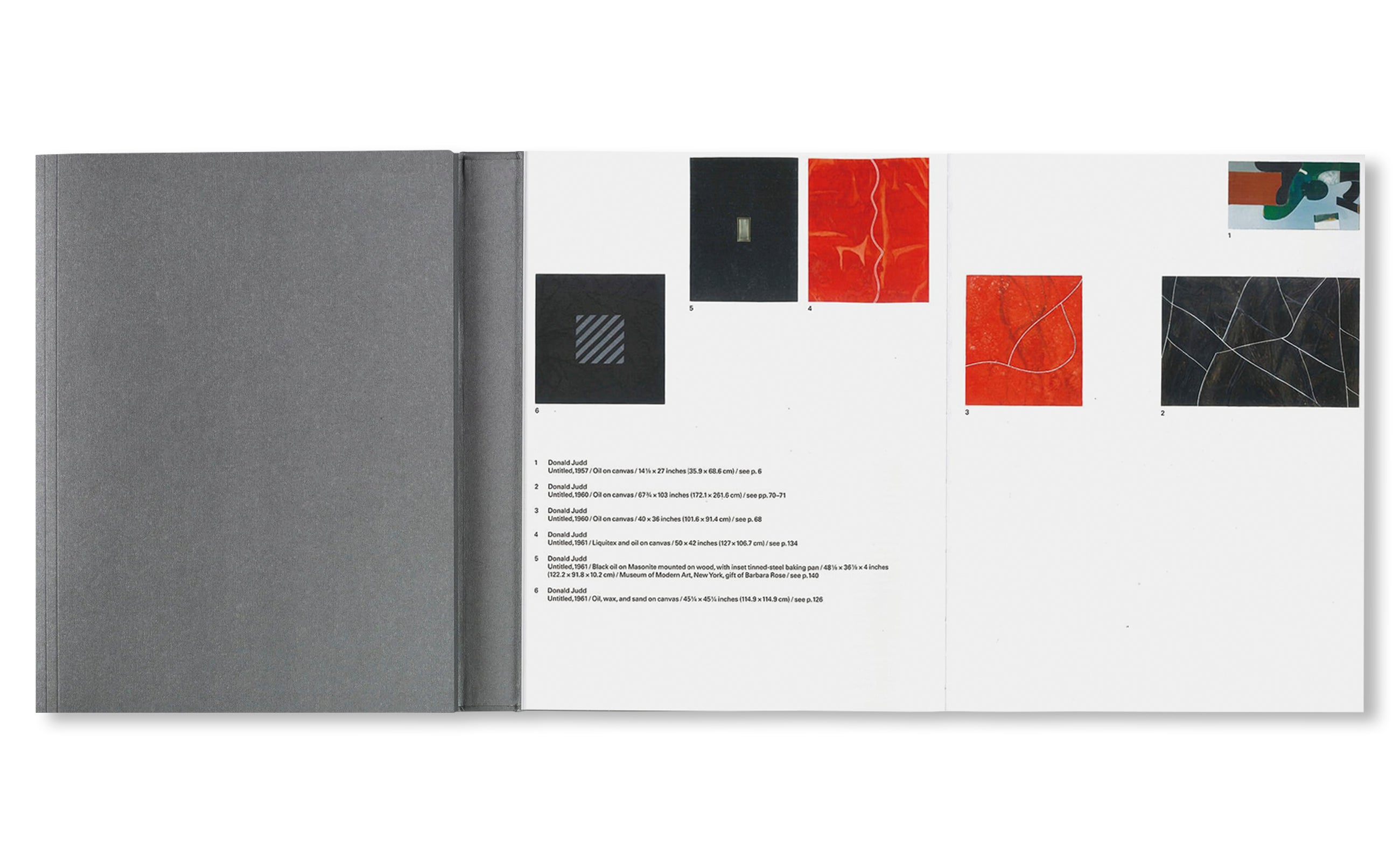 DONALD JUDD 1957–1963: PAINTING AND OBJECTS by Donald Judd