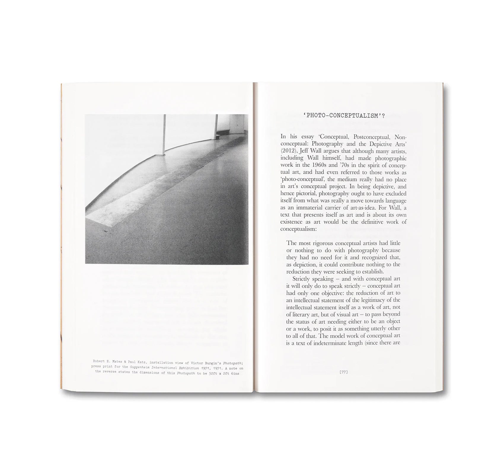 VICTOR BURGIN'S PHOTOPATH by David Campany