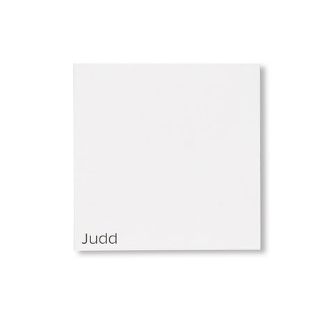 DONALD JUDD by Donald Judd (GALERIE THADDAEUS ROPAC)