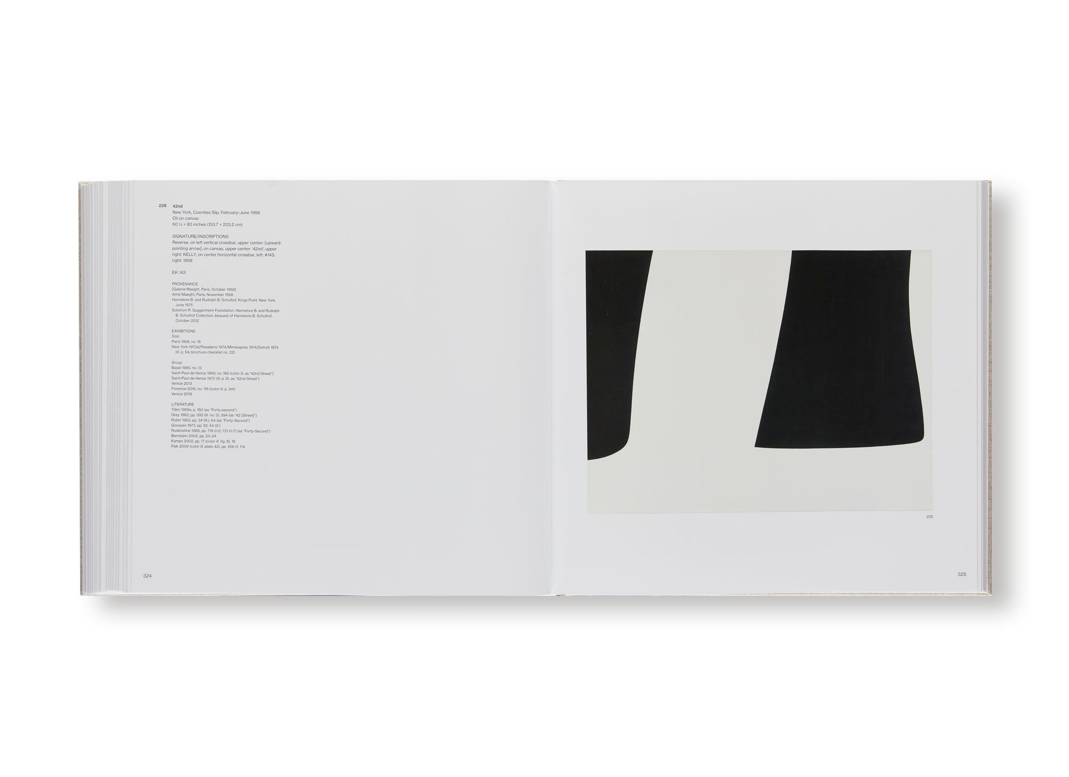 ELLSWORTH KELLY, CATALOGUE RAISONNÉ OF PAINTINGS, RELIEFS AND SCULPTURE, VOLUME TWO, 1954-1958 by Ellsworth Kelly