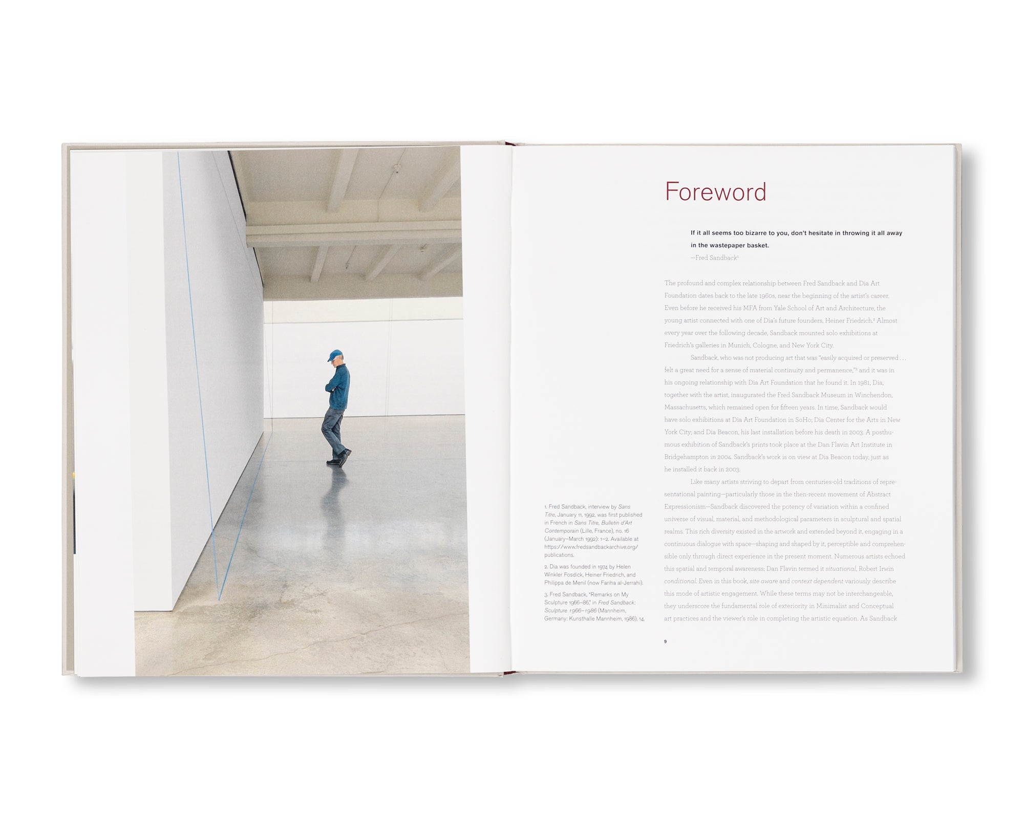 INTERACTION: FIFTY YEARS OF FRED SANDBACK AND DIA ART FOUNDATION by Fred Sandback