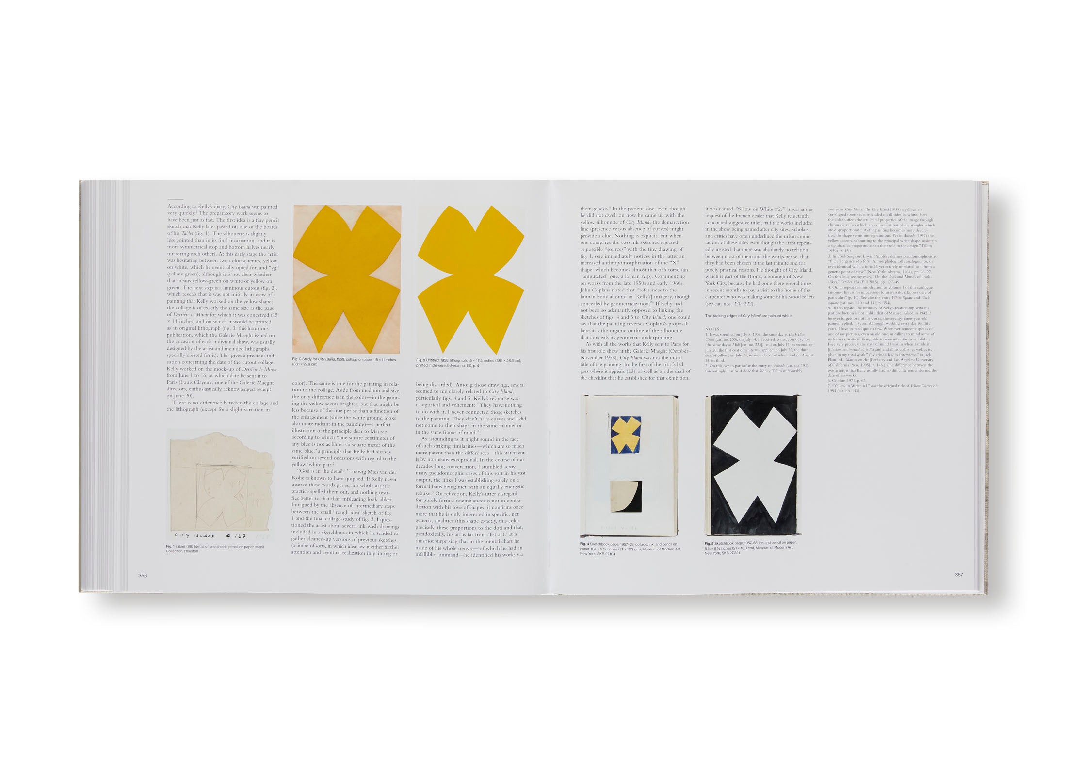 ELLSWORTH KELLY, CATALOGUE RAISONNÉ OF PAINTINGS, RELIEFS AND SCULPTURE, VOLUME TWO, 1954-1958 by Ellsworth Kelly