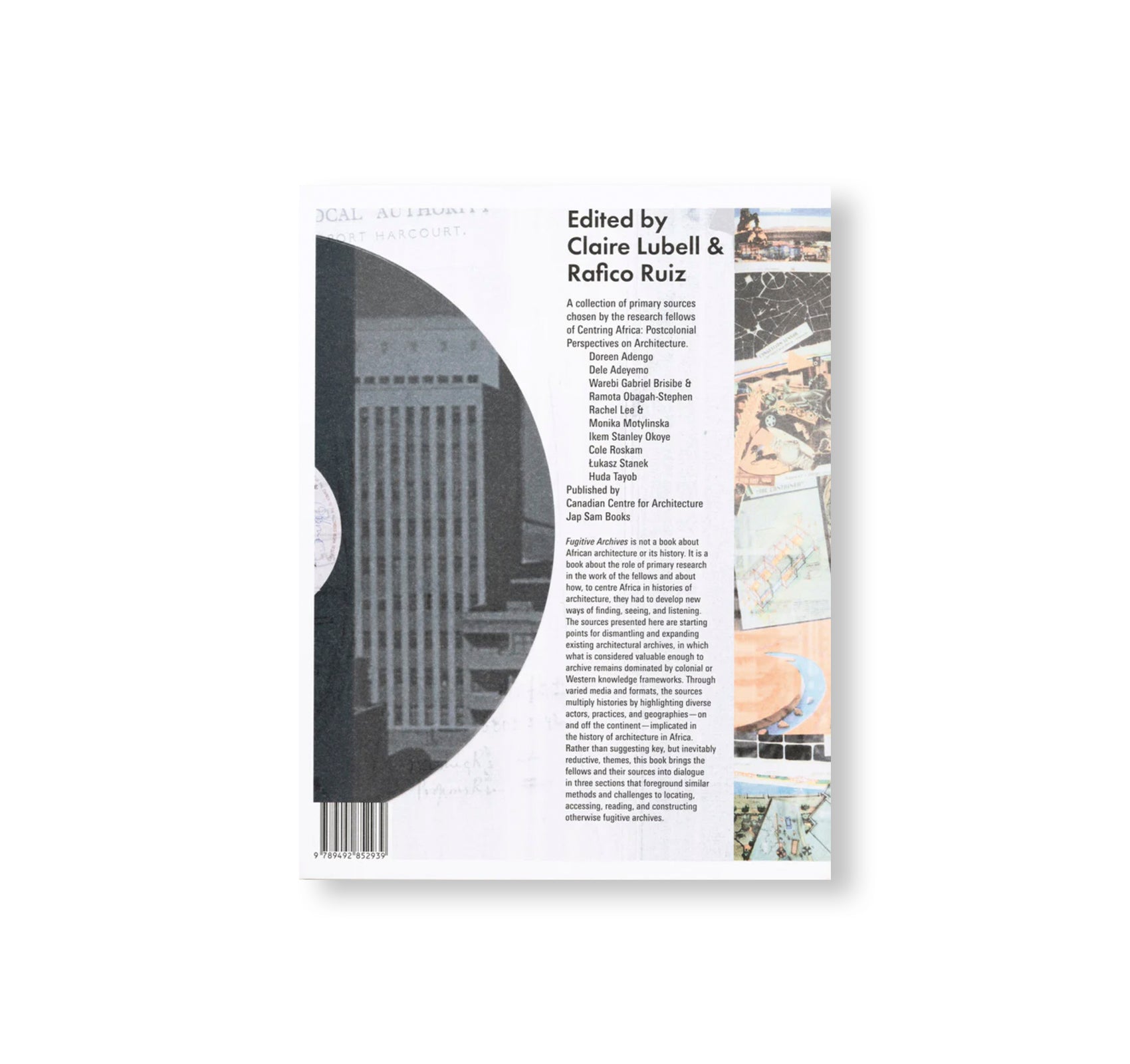 FUGITIVE ARCHIVES: A SOURCEBOOK FOR CENTRING AFRICA IN HISTORIES OF ARCHITECTURE