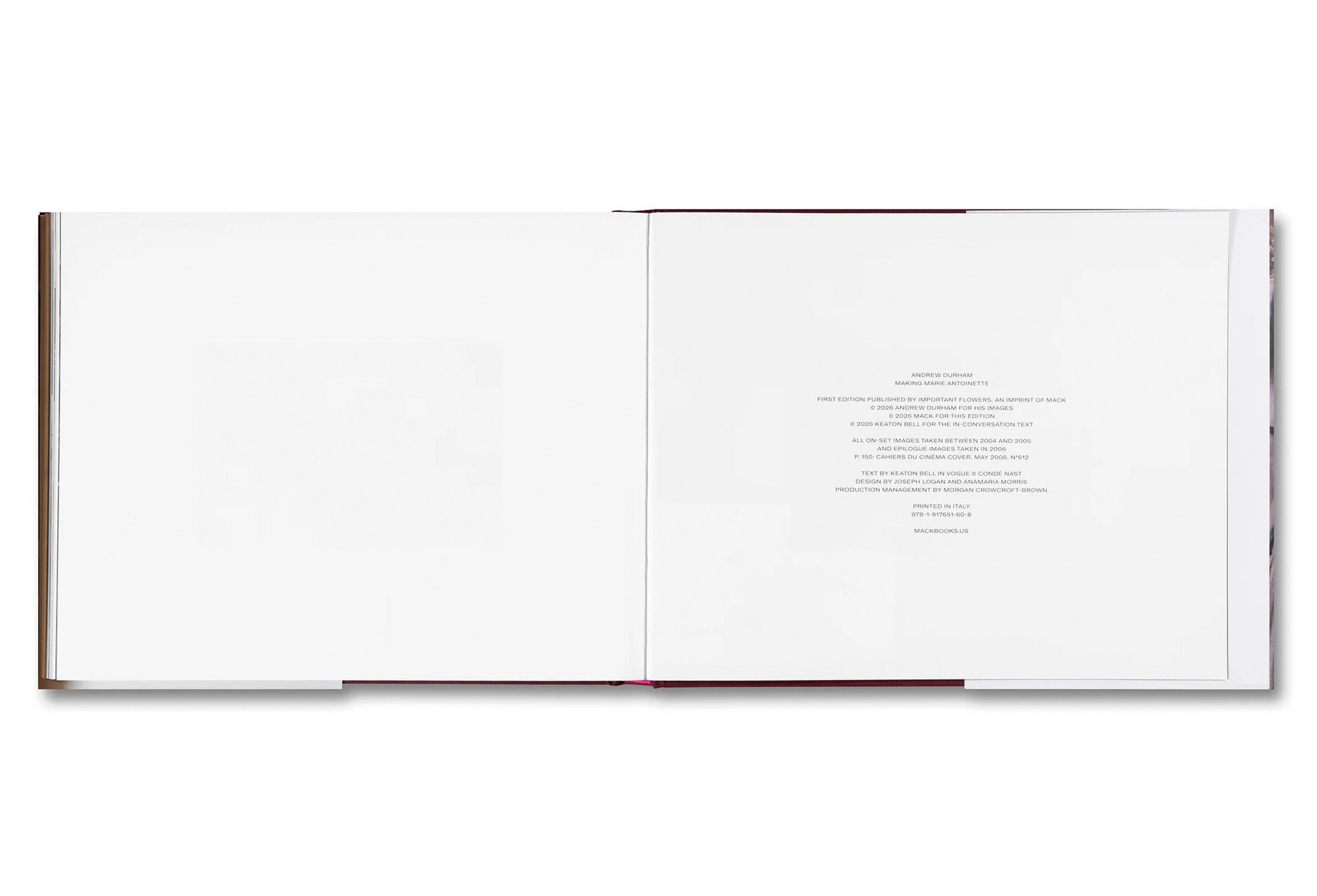 MAKING MARIE ANTOINETTE by Andrew Durham