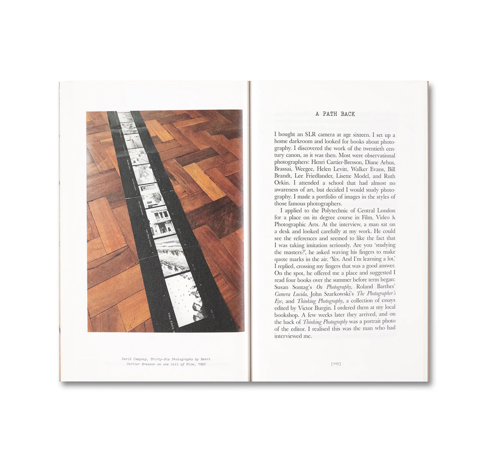 VICTOR BURGIN'S PHOTOPATH by David Campany