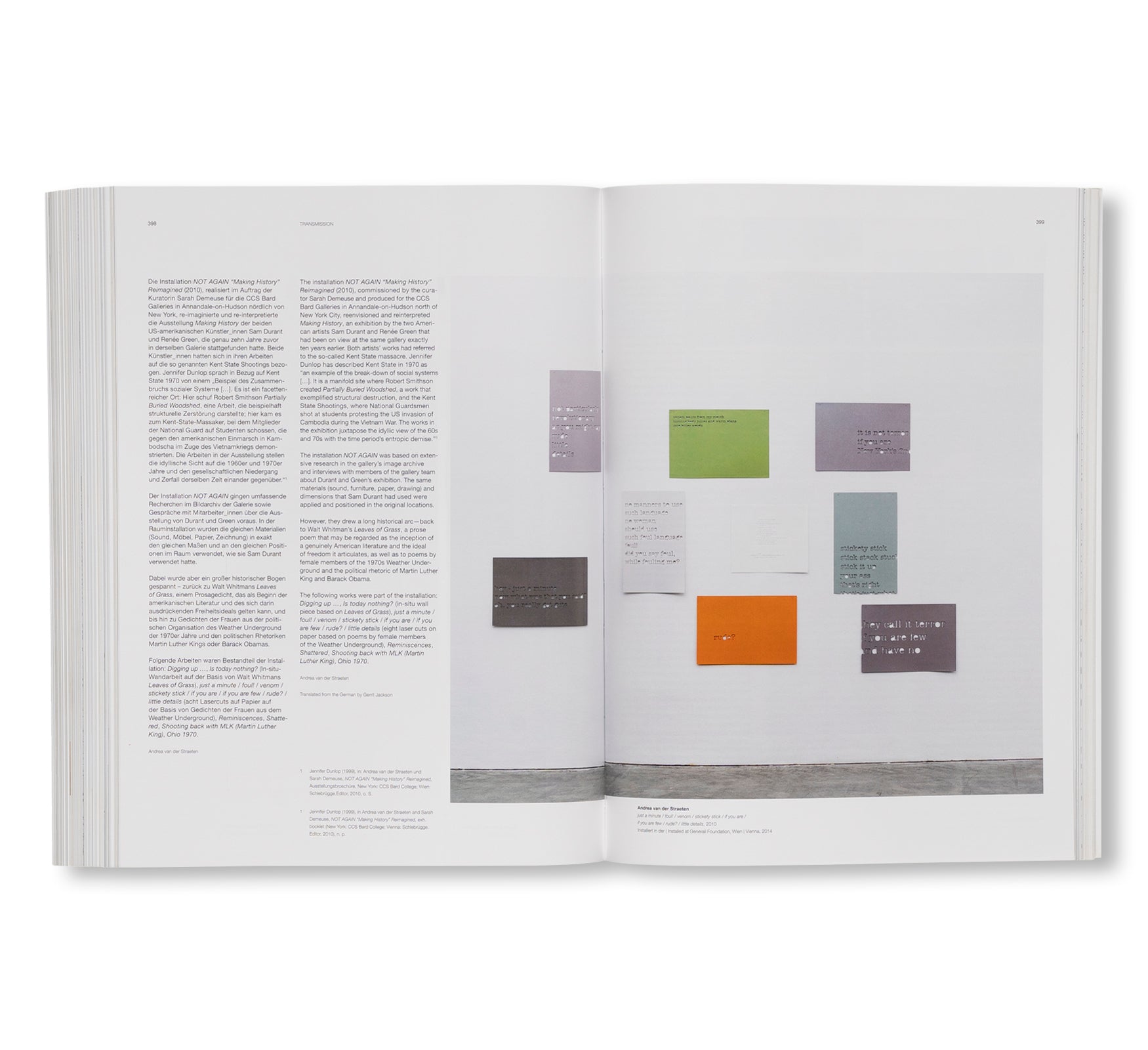 PLUS QUE 20 ANS APRÈS – GESAMMELTE WÖRTER UND BILDER / COLLECTED WORDS AND IMAGES