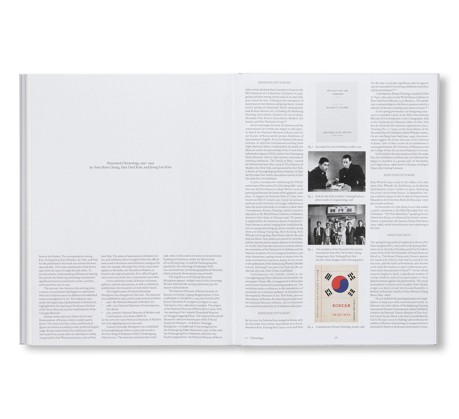 THE MAKING OF MODERN KOREAN ART: THE LETTERS OF KIM TSCHANG-YEUL, KIM WHANKI, LEE UFAN, AND PARK SEO-BO, 1961–1982 by Kim Tschang-Yeul, Kim Whanki, Lee Ufan, Park Seo-Bo