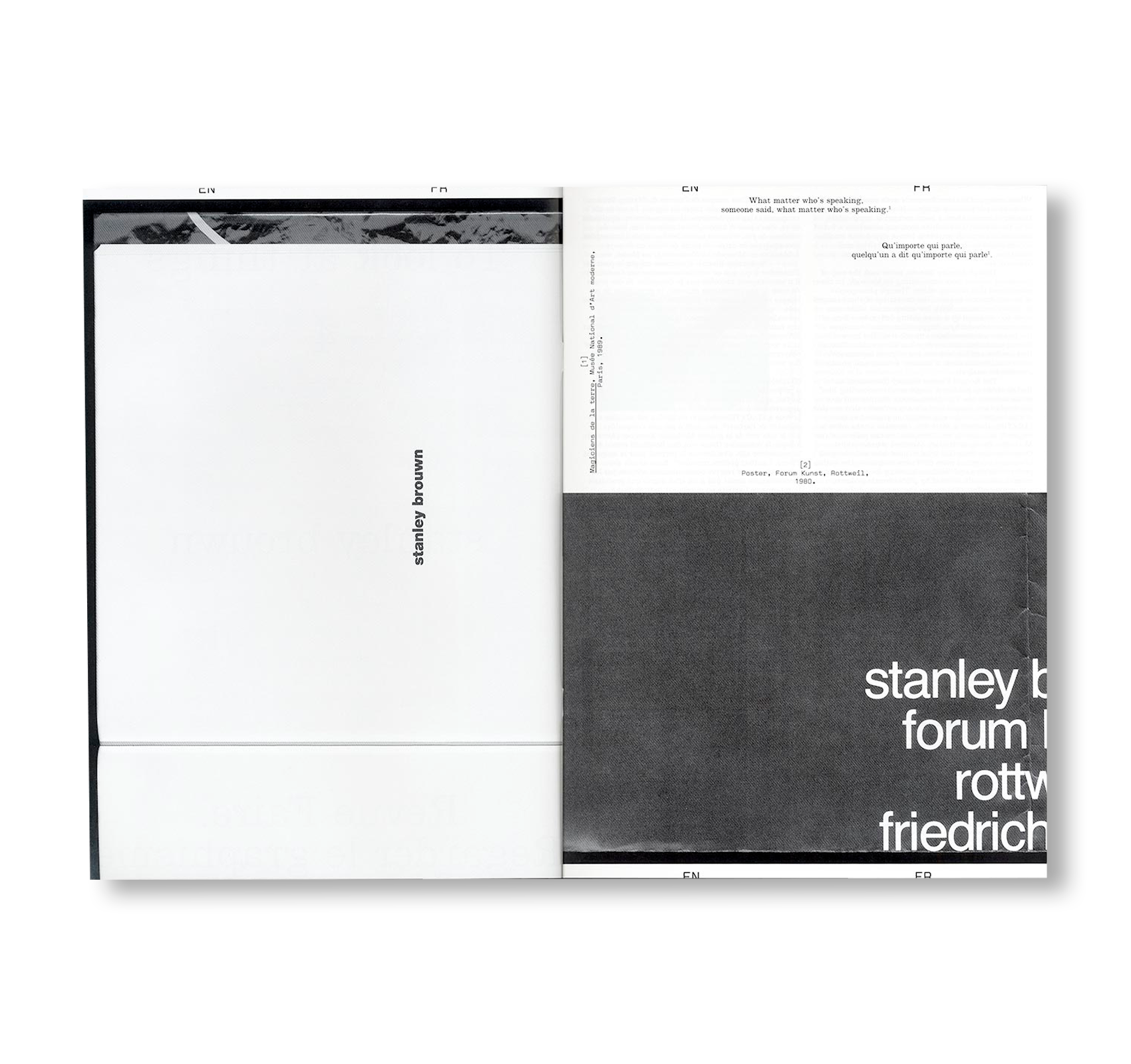 REVUE FAIRE – TO LOOK AT THINGS #04: A COMMUNICATION: INVITATION CARDS BY THE ARTIST STANLEY BROUWN