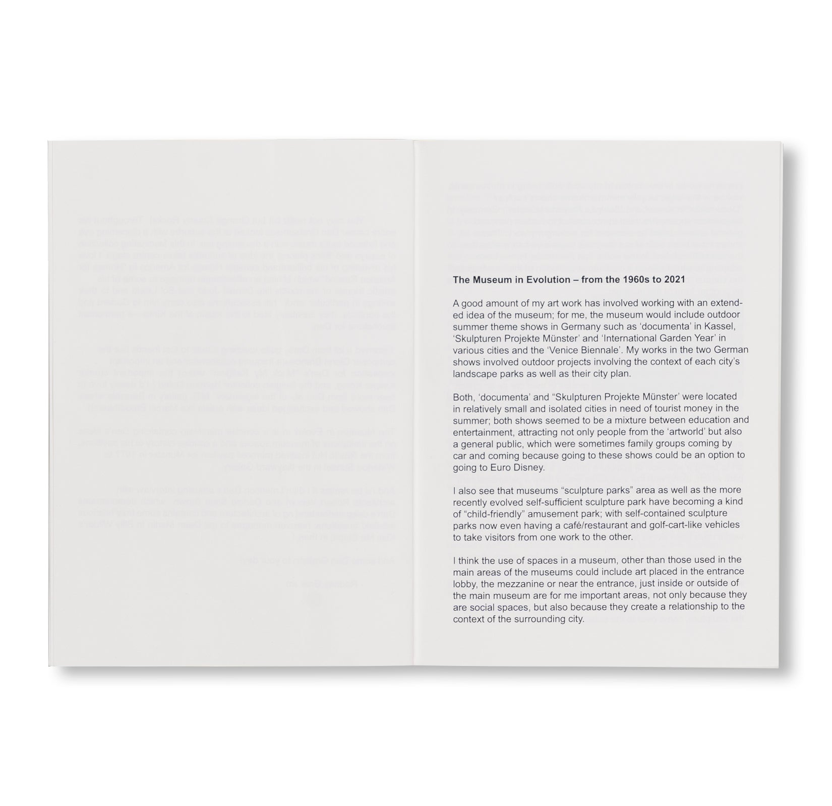MORE NUGGETS OR EVOLUTION OF THE MUSEUM AND OTHER NEW WRITINGS by Dan Graham