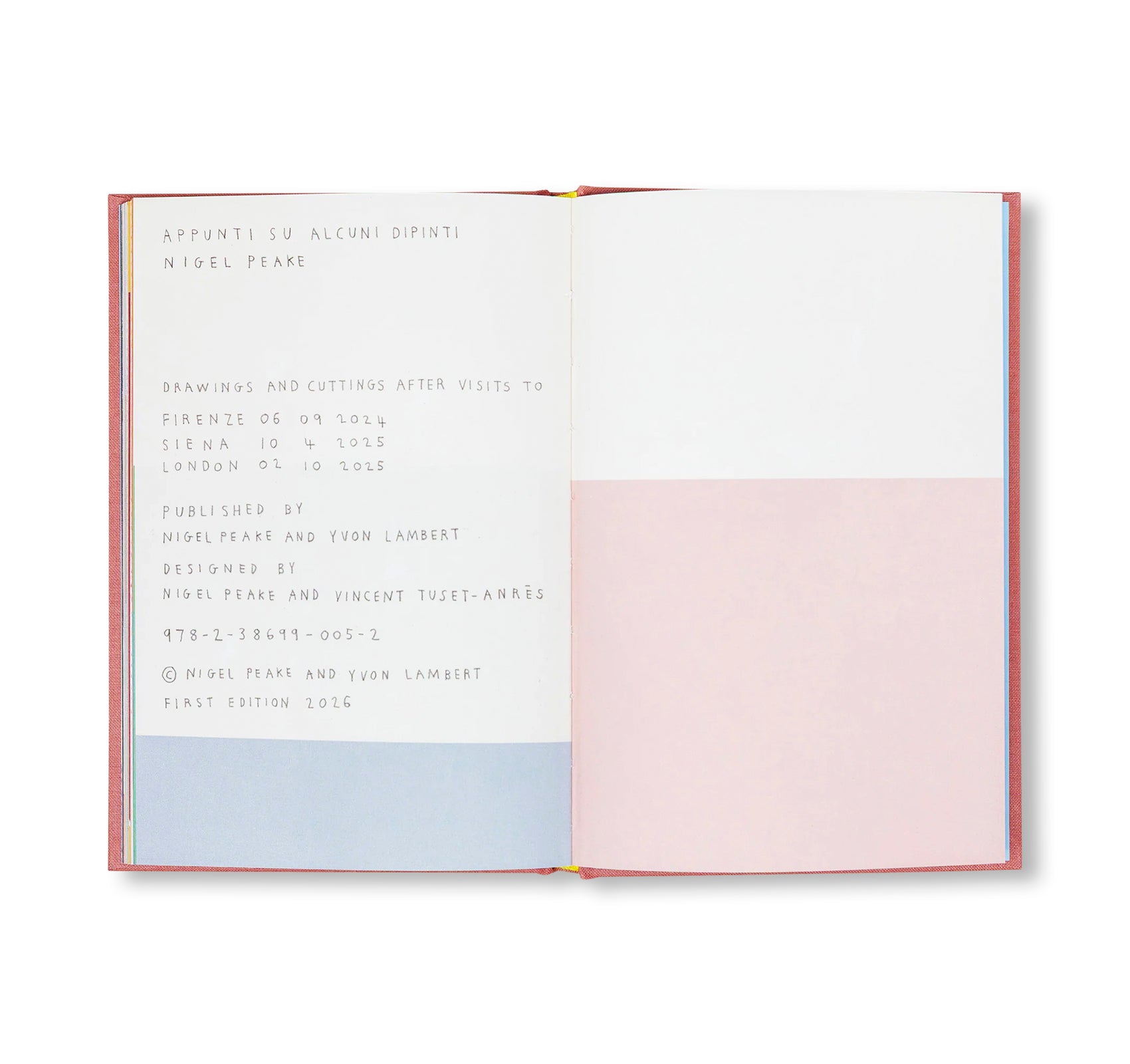 APPUNTI SU ALCUNI DIPINTI by Nigel Peake