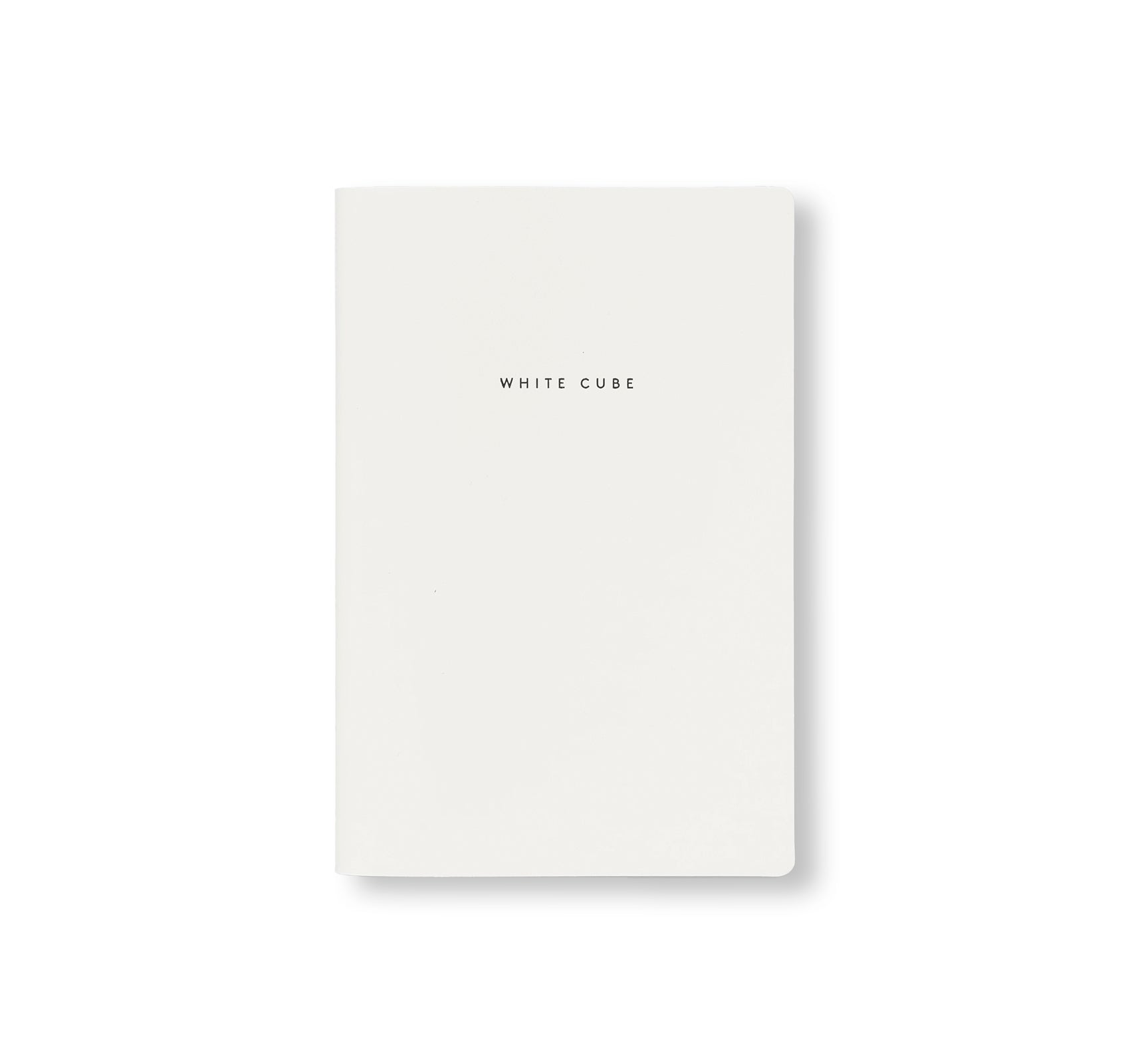 WHITE CUBE NOTEBOOK [WHITE / PLAIN]