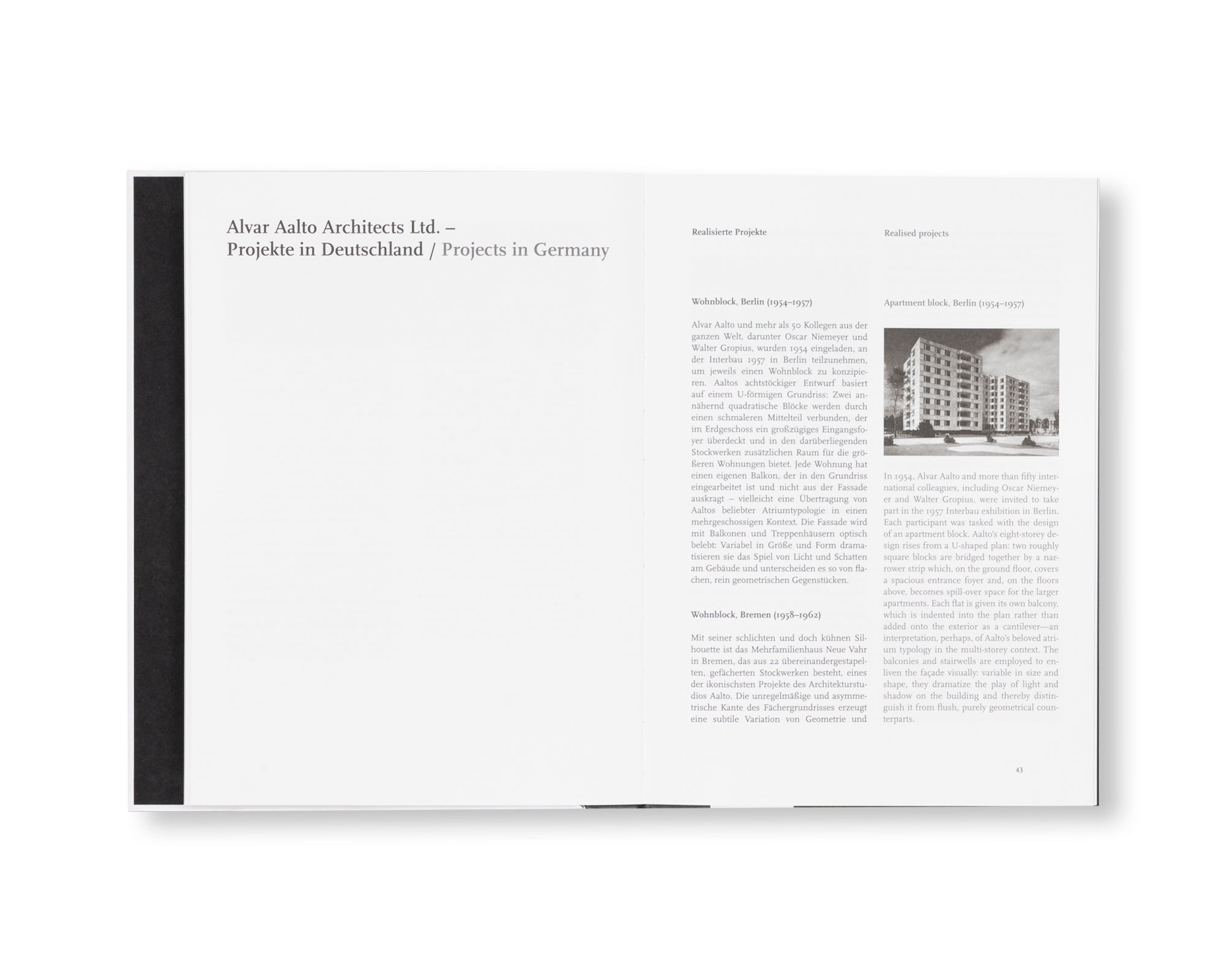 ALVAR AALTO IN GERMANY: DRAWING MODERNISM by Alvar Aalto, Elissa Aalto