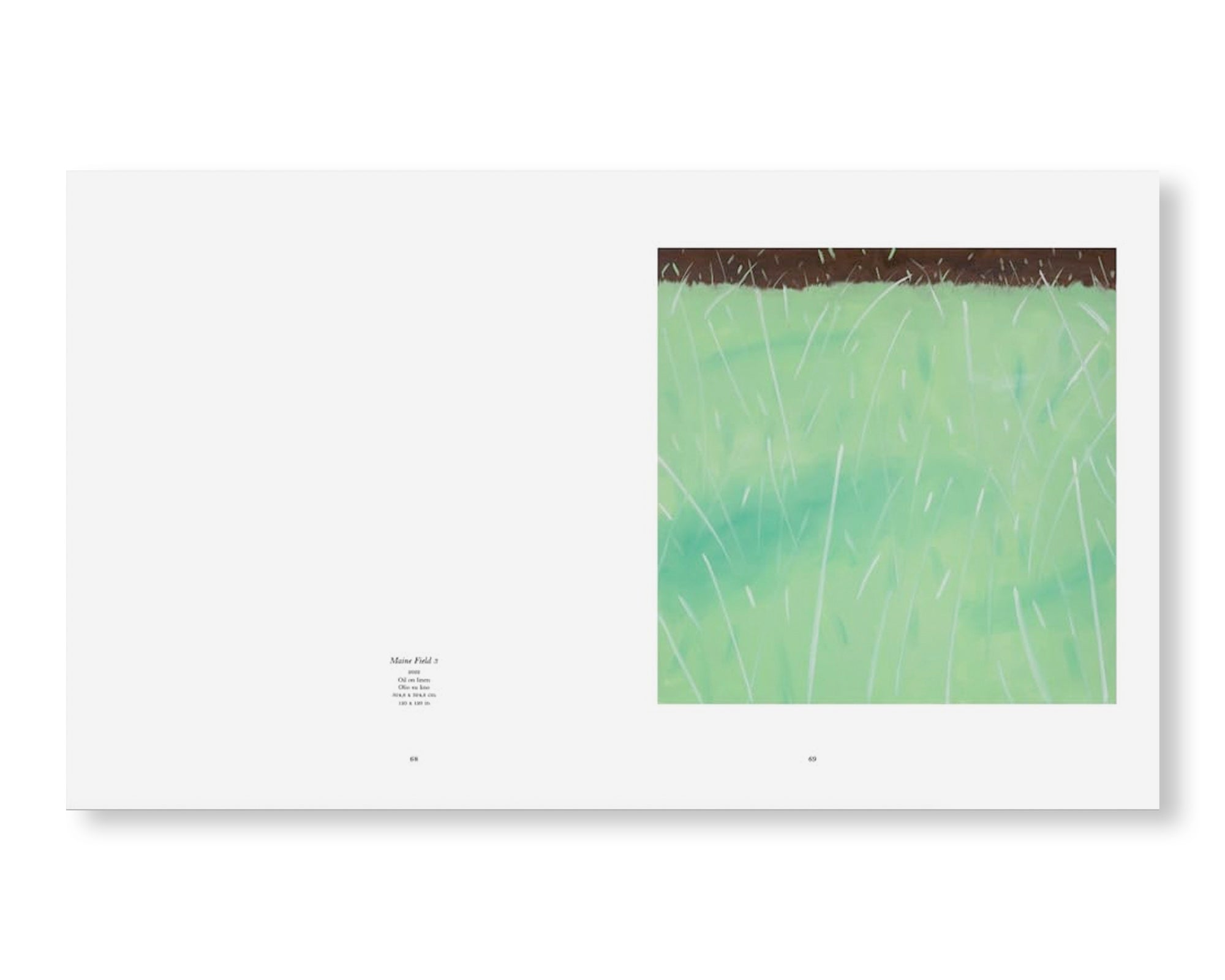CLAIRE, GRASS & WATER by Alex Katz