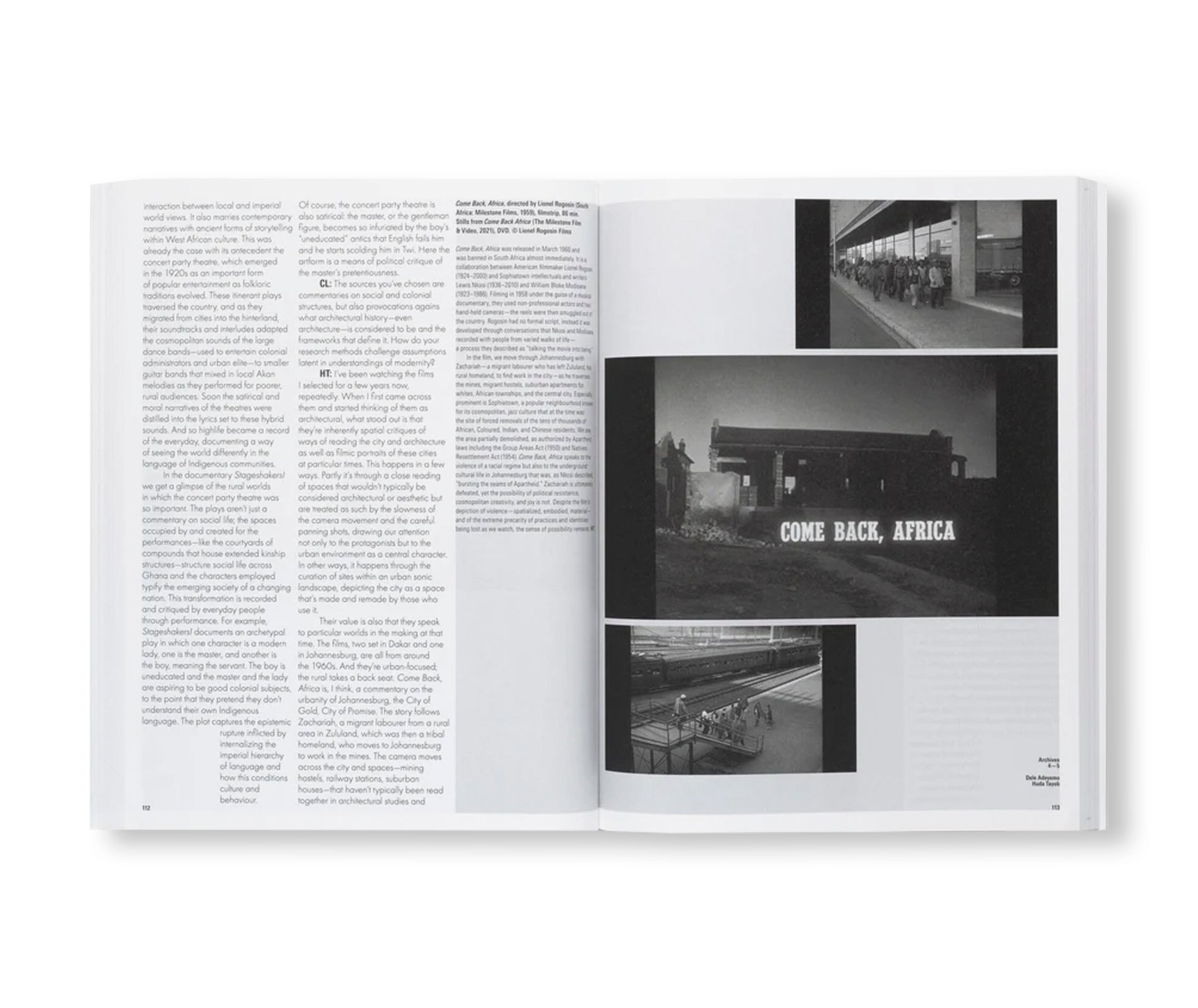 FUGITIVE ARCHIVES: A SOURCEBOOK FOR CENTRING AFRICA IN HISTORIES OF ARCHITECTURE