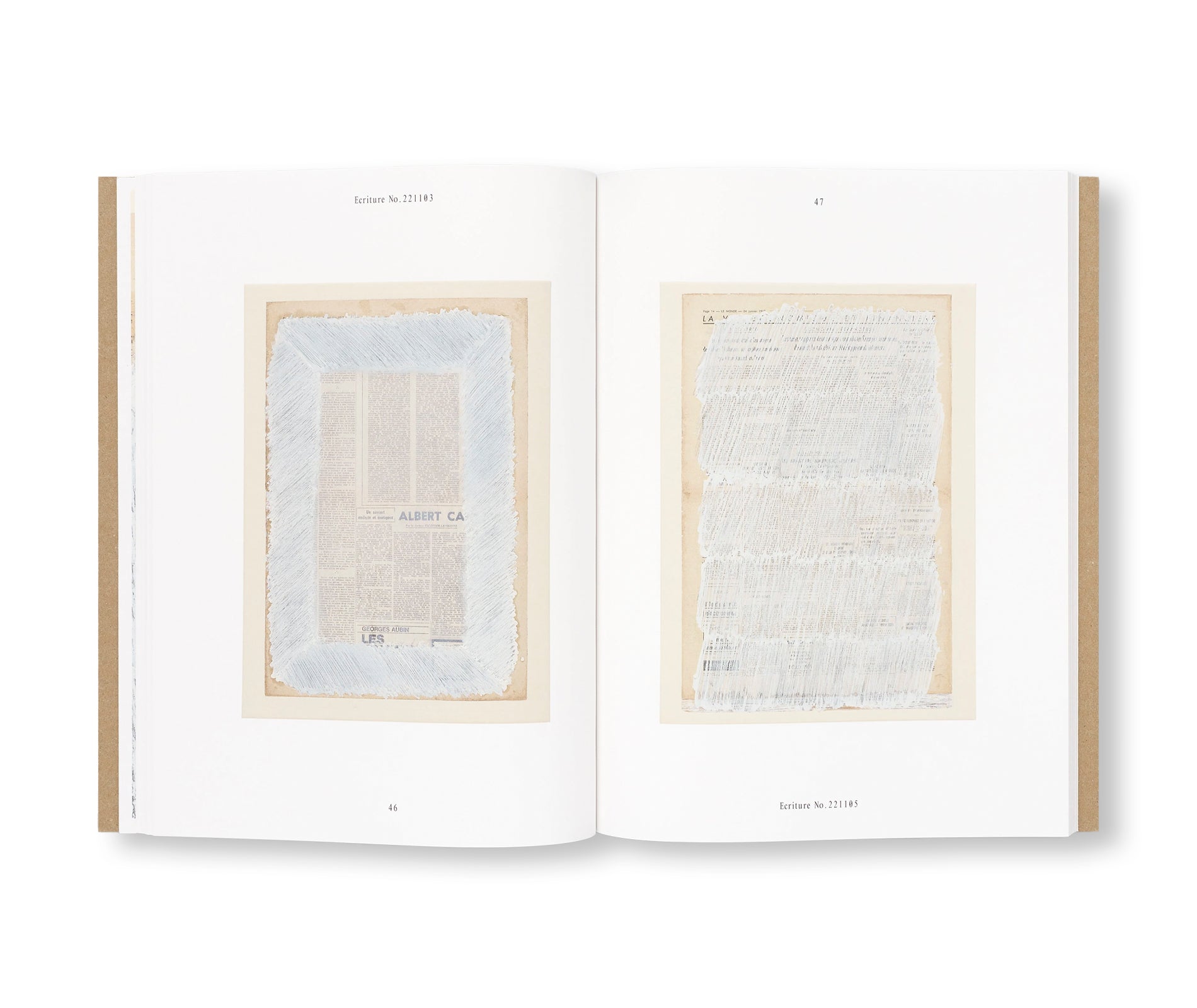 THE NEWSPAPER ECRITURES 2022-23 by Park Seo-Bo