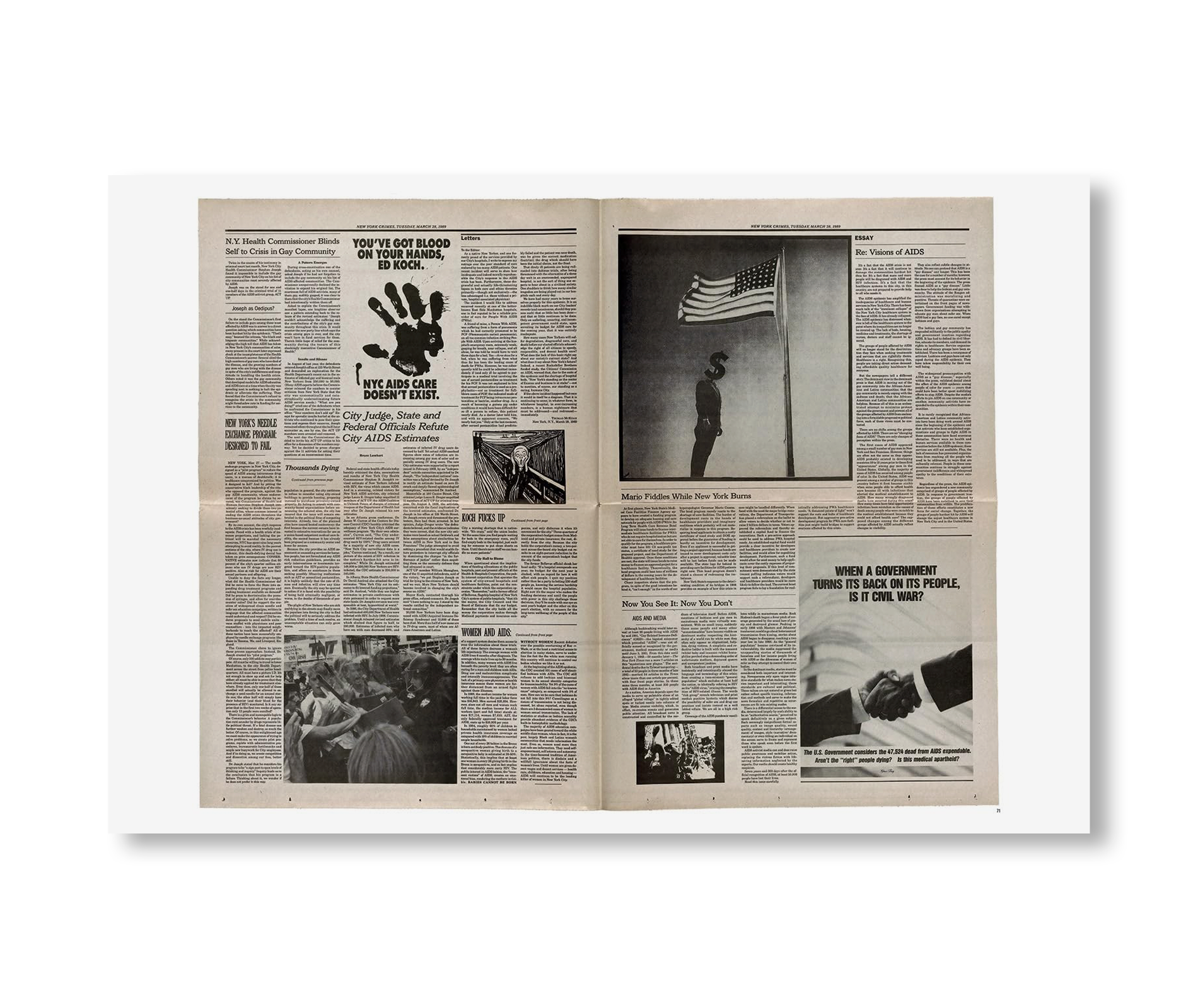 GRAN FURY: ART IS NOT ENOUGH by Gran Fury