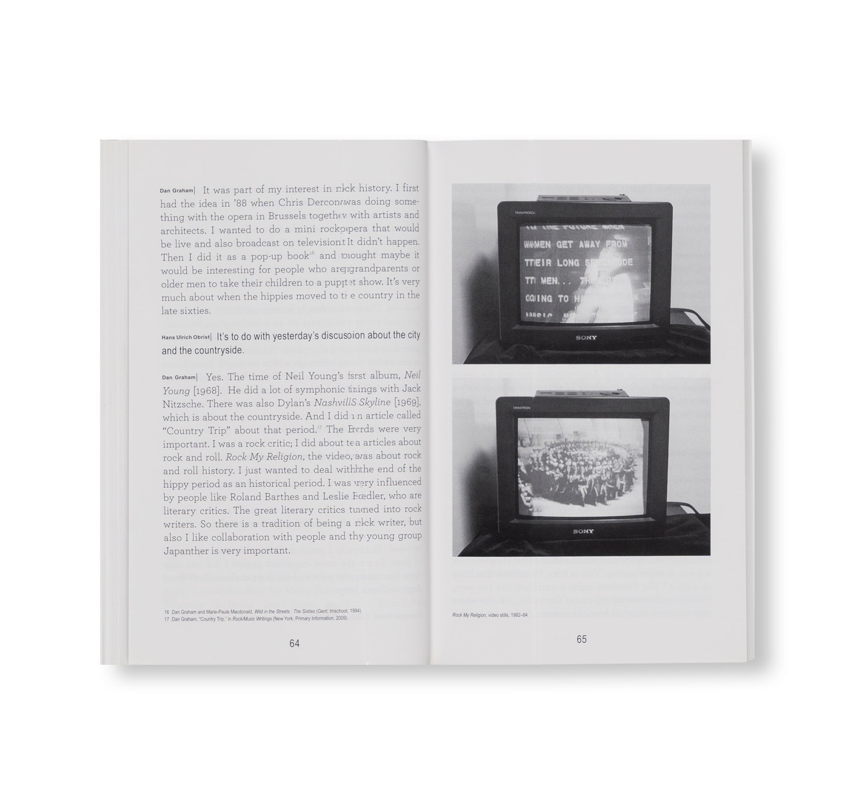 HANS ULRICH OBRIST & DAN GRAHAM: CONVERSATION SERIES by Hans Ulrich Obrist, Dan Graham