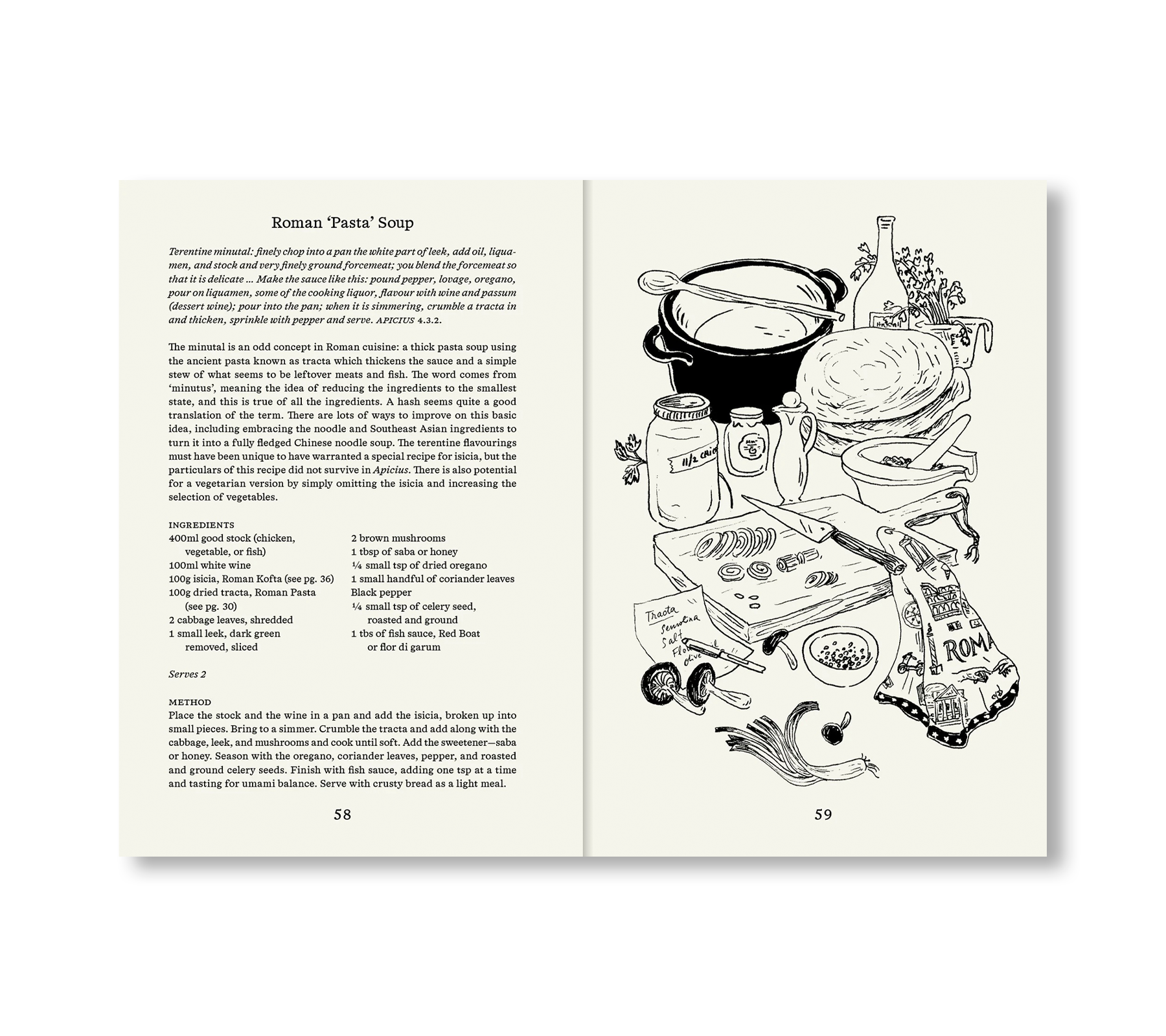 ROMAN RECIPES FOR MODERN COOKS by Sally Grainger