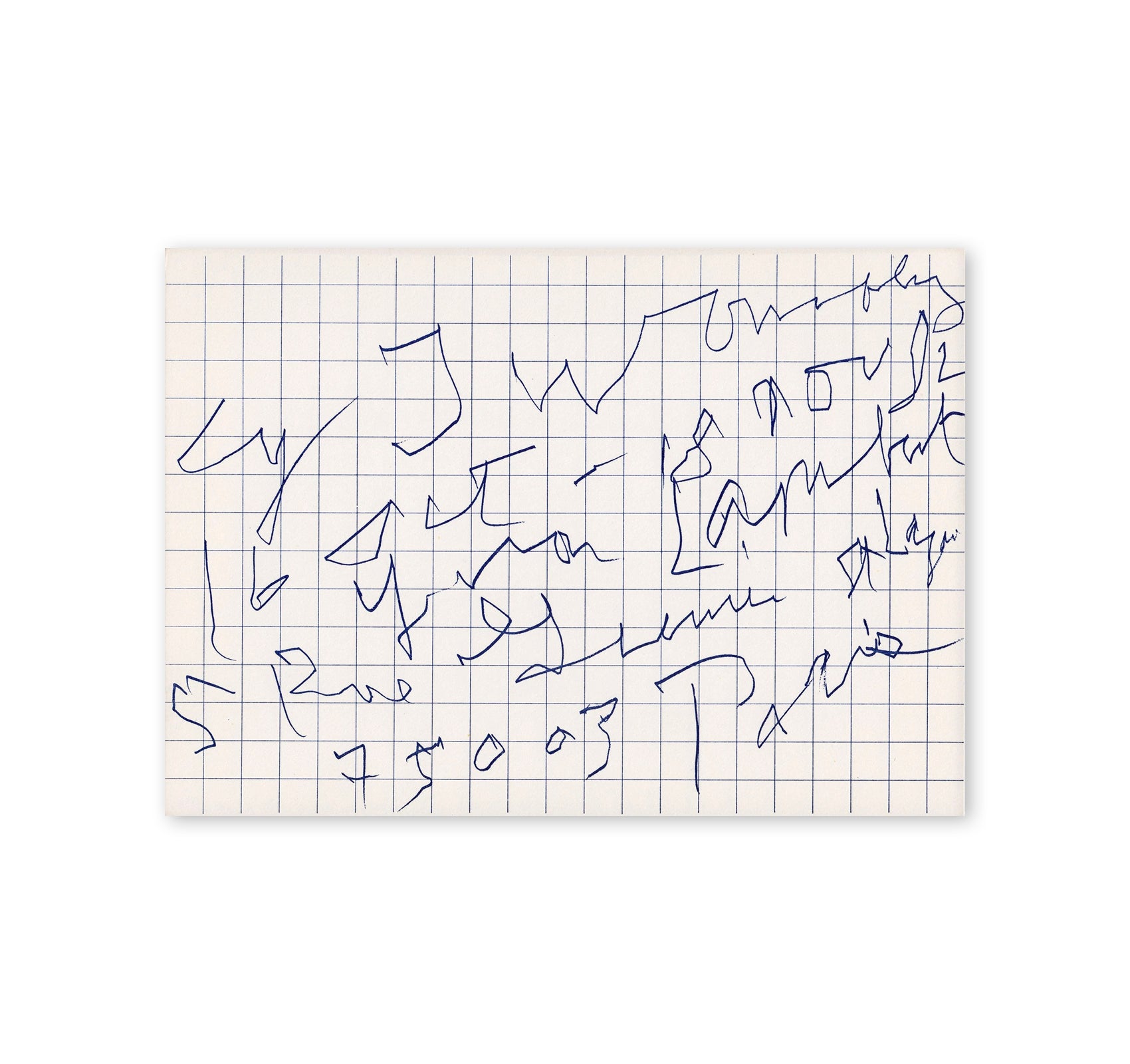 CY TWOMBLY: INVITATION (1982) by Cy Twombly