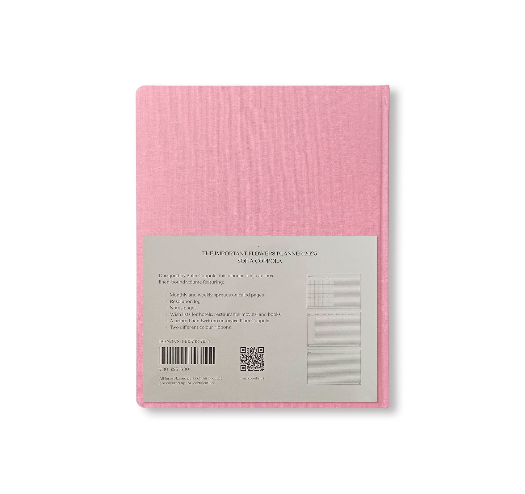 THE IMPORTANT FLOWERS PLANNER 2025 by Sofia Coppola