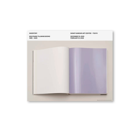 INVENTORY WOLFGANG TILLMANS BOOKS 1995–2025 (POSTER) by Wolfgang Tillmans