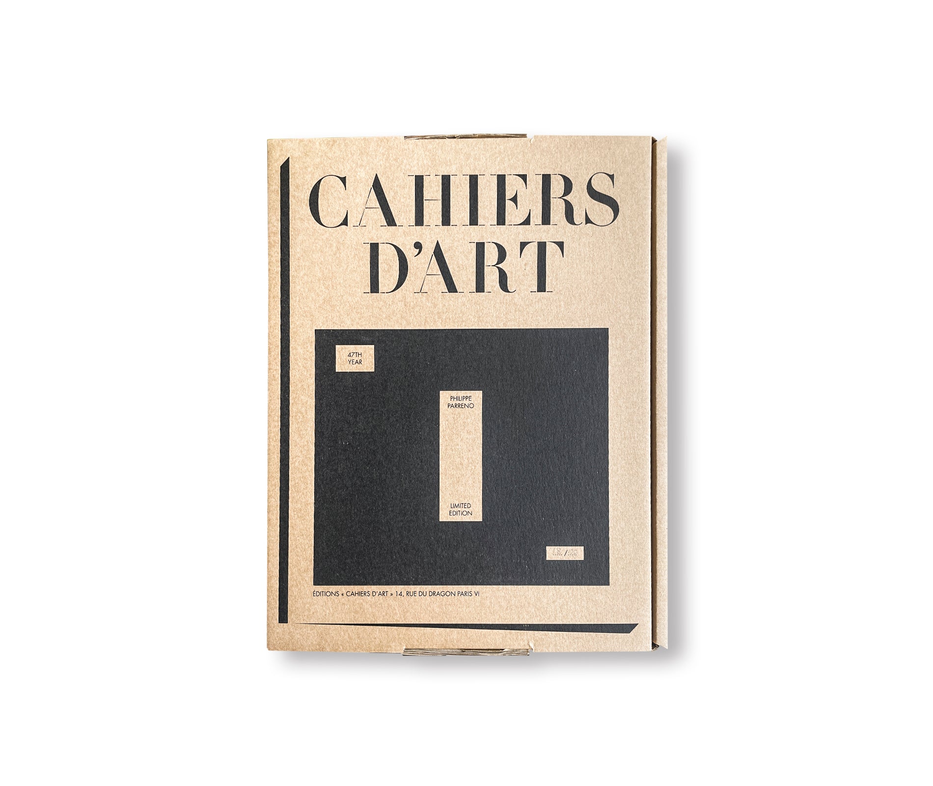 REVUE CAHIERS D’ART, 2023, PHILIPPE PARRENO by Philippe Parreno [LIMITED EDITION]