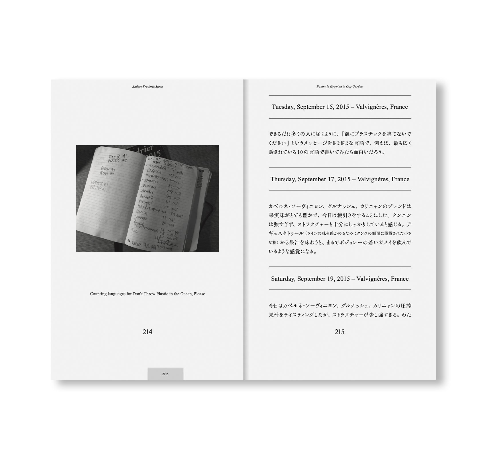POETRY IS GROWING IN OUR GARDEN by Anders Frederik Steen [JAPANESE EDITION]