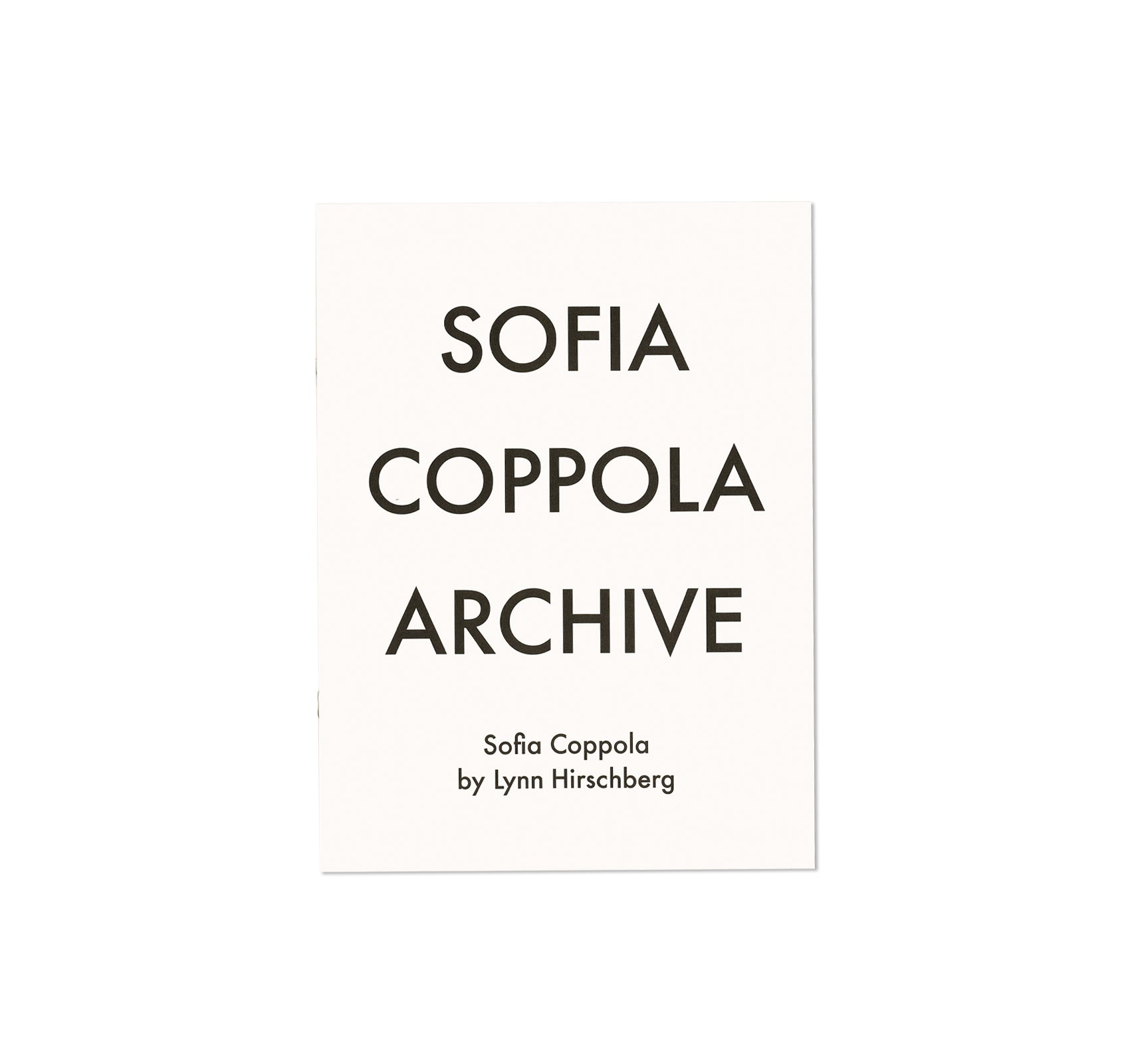 ARCHIVE by Sofia Coppola [SPECIAL EDITION]