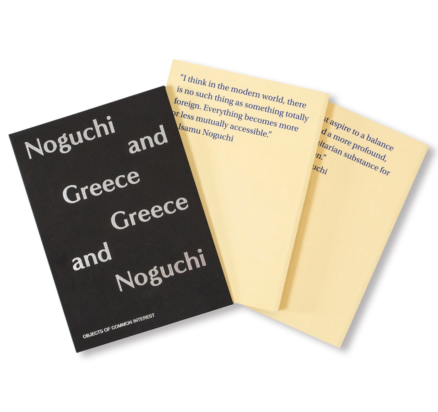 NOGUCHI AND GREECE, GREECE AND NOGUCHI by Isamu Noguchi