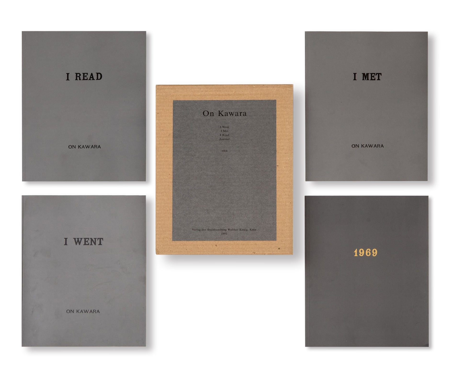 I WENT, I MET, I READ, JOURNAL: 1969. by On Kawara