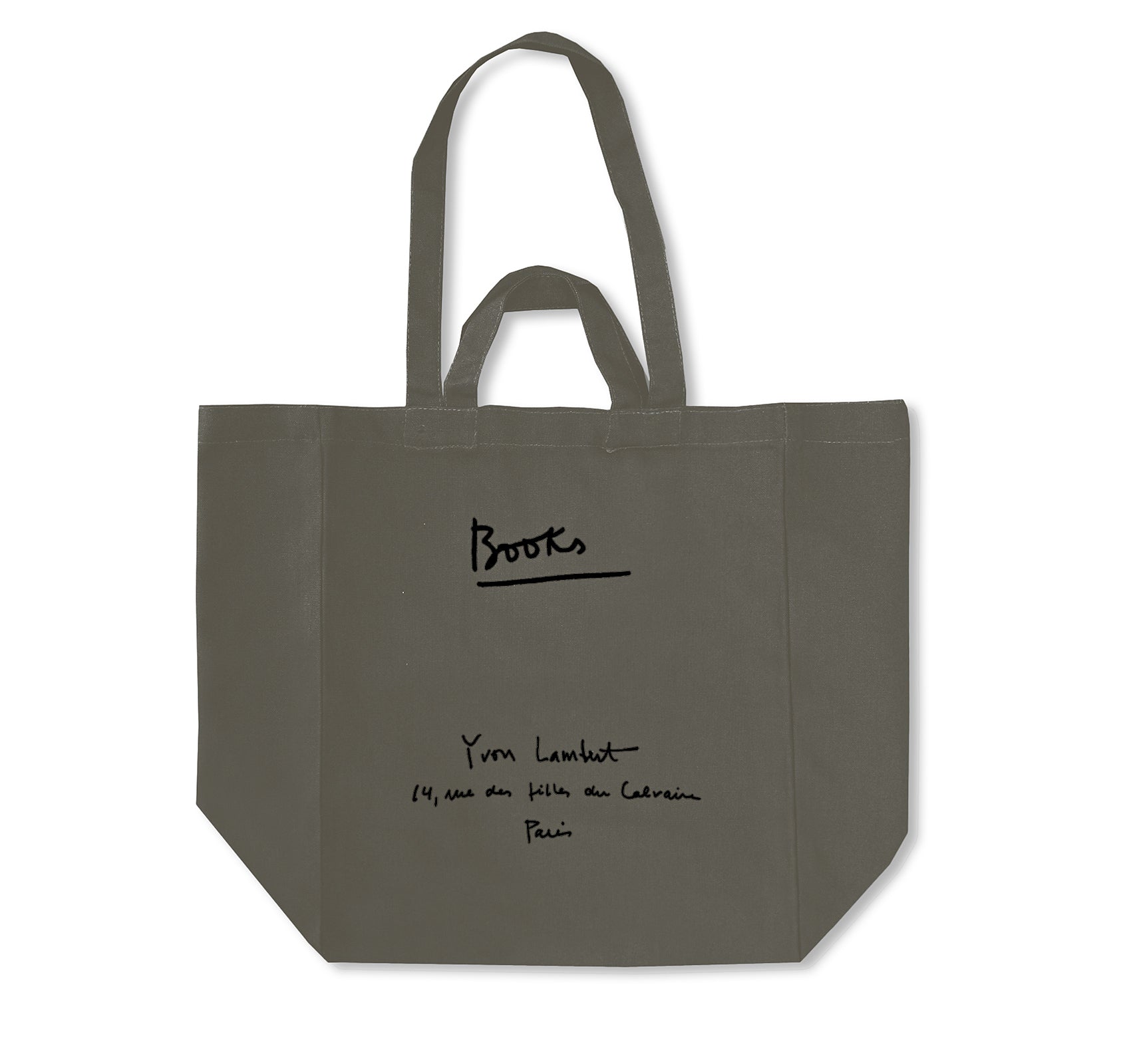 YVON LAMBERT TOTE BAG (LARGE / KHAKI GREEN)