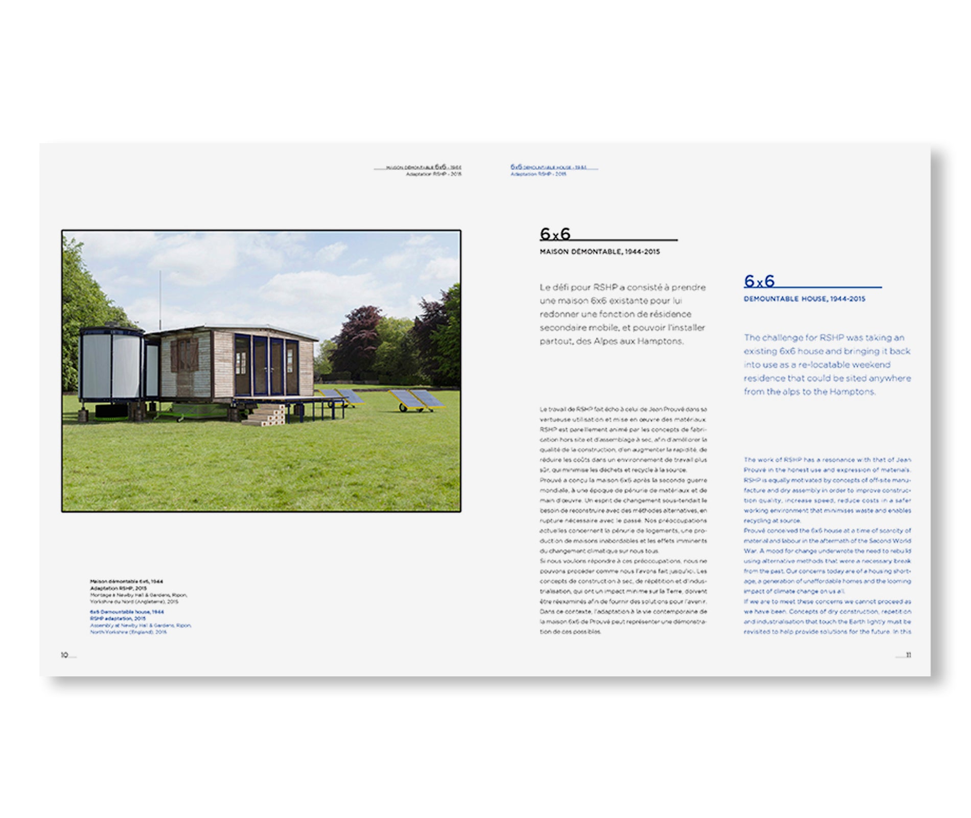 JEAN PROUVÉ ADAPTATION ROGERS STIRK HARBOUR + P. 6x6 DEMOUNTABLE HOUSE, 1944-2015 – VOL.6 by Jean Prouvé