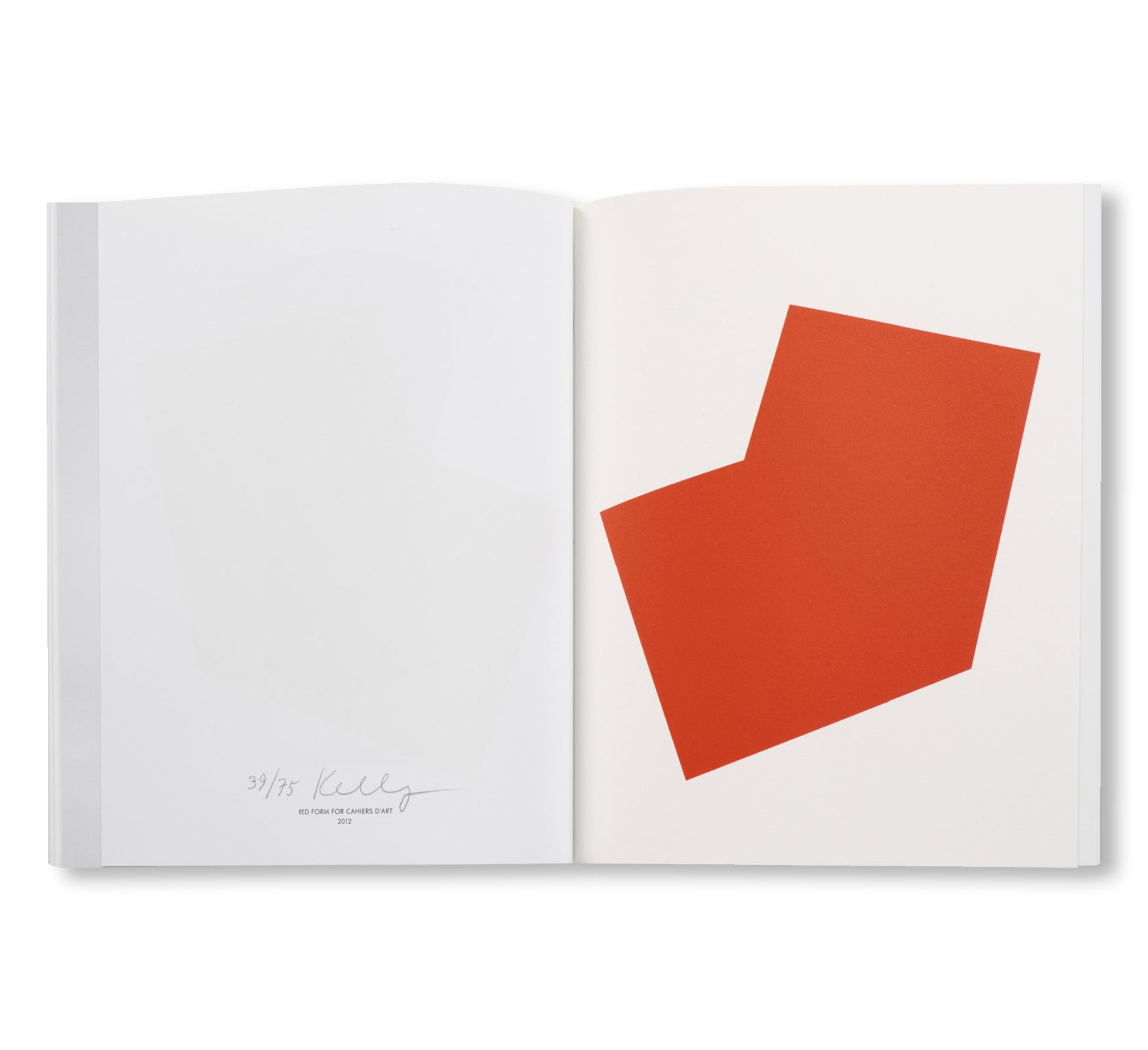 REVUE CAHIERS D’ART, 2012, N°1, ELLSWORTH KELLY by Ellsworth Kelly [LIMITED EDITION]