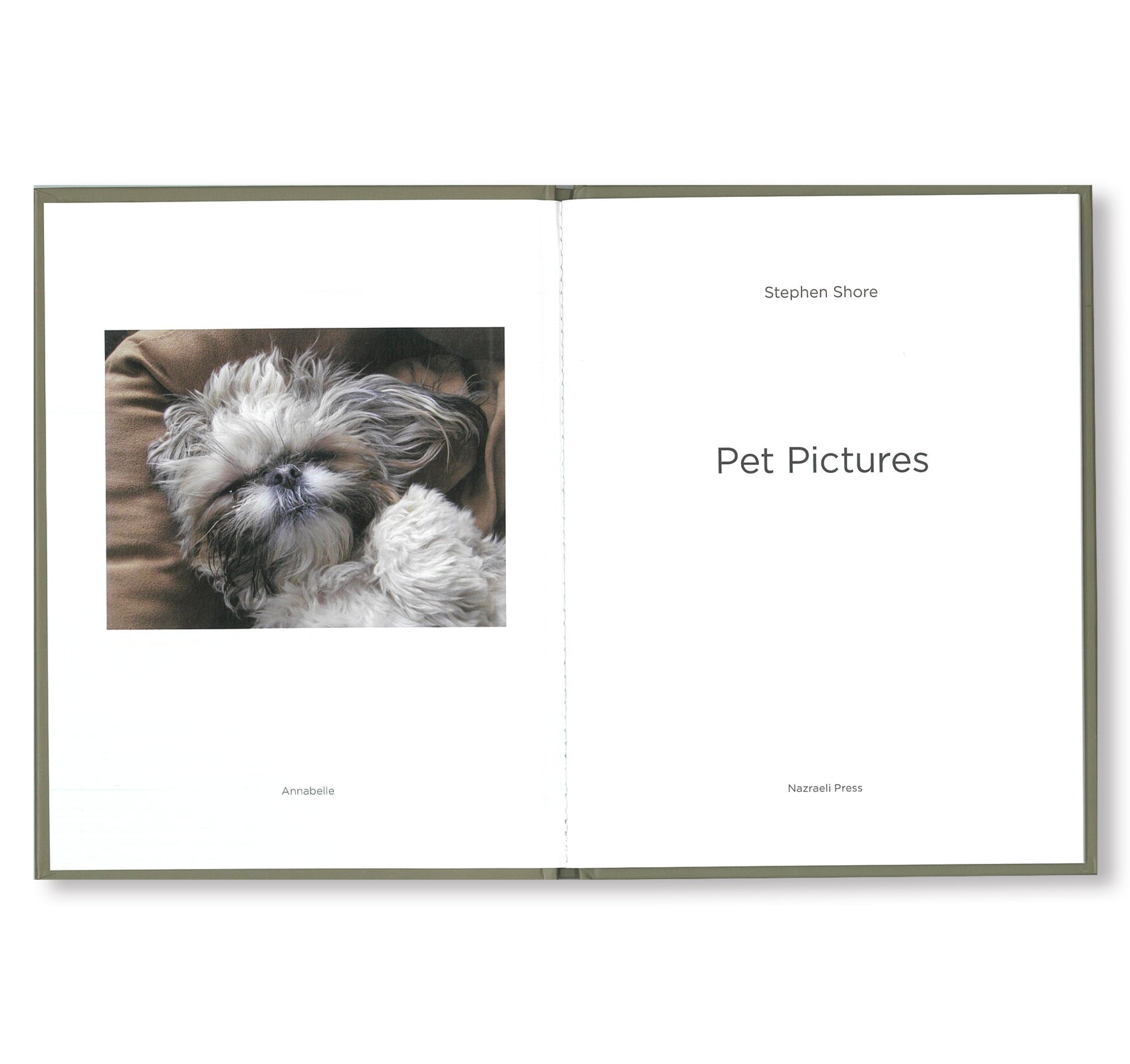 ONE PICTURE BOOK #73: PET PICTURES by Stephen Shore