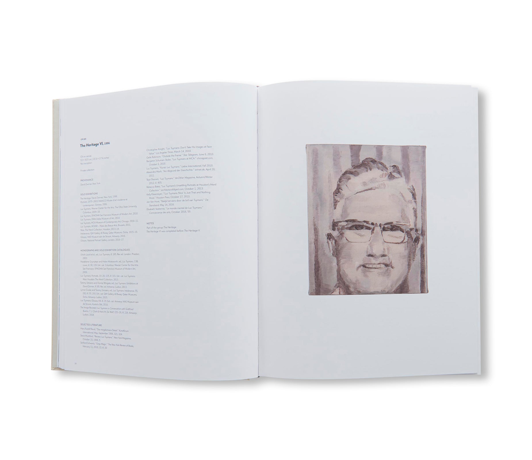 LUC TUYMANS: CATALOGUE RAISONNÉ OF PAINTINGS VOLUME 2, 1995–2006 by Luc Tuymans