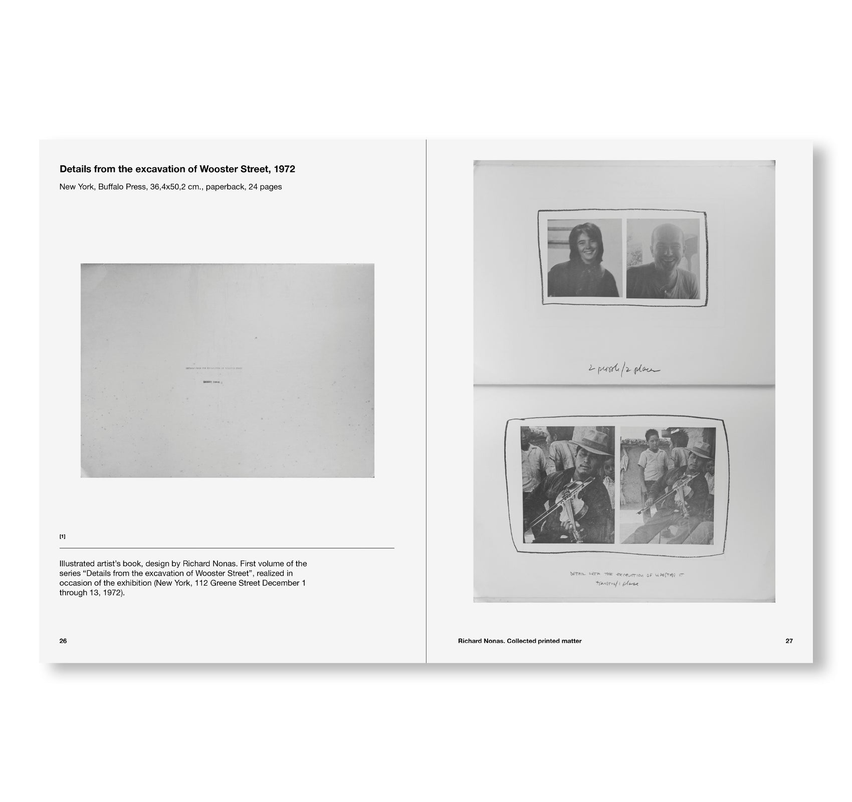 RICHARD NONAS. COLLECTED PRINTED MATTER 1971-2020 by Richard Nonas