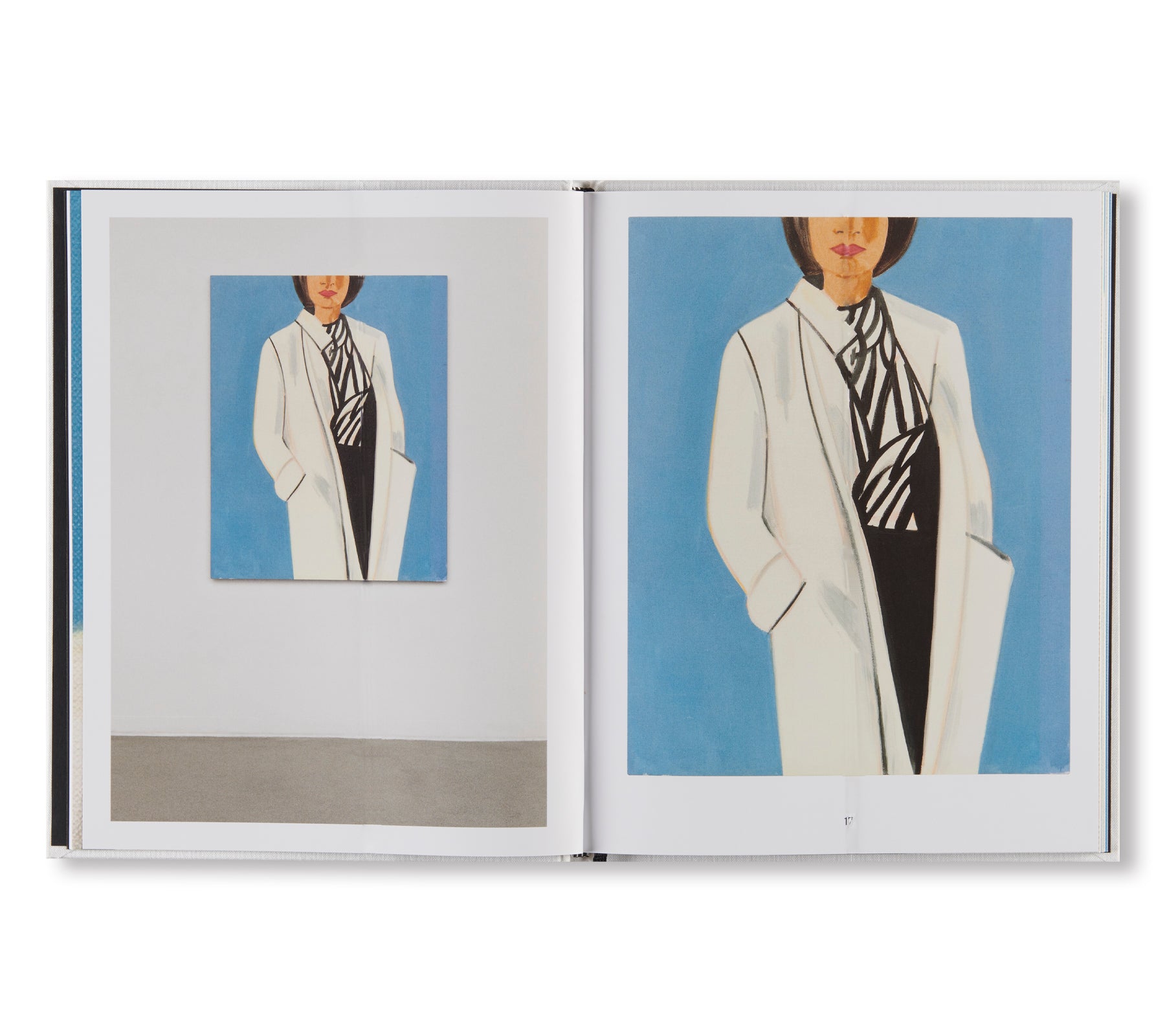 THE WHITE COAT by Alex Katz