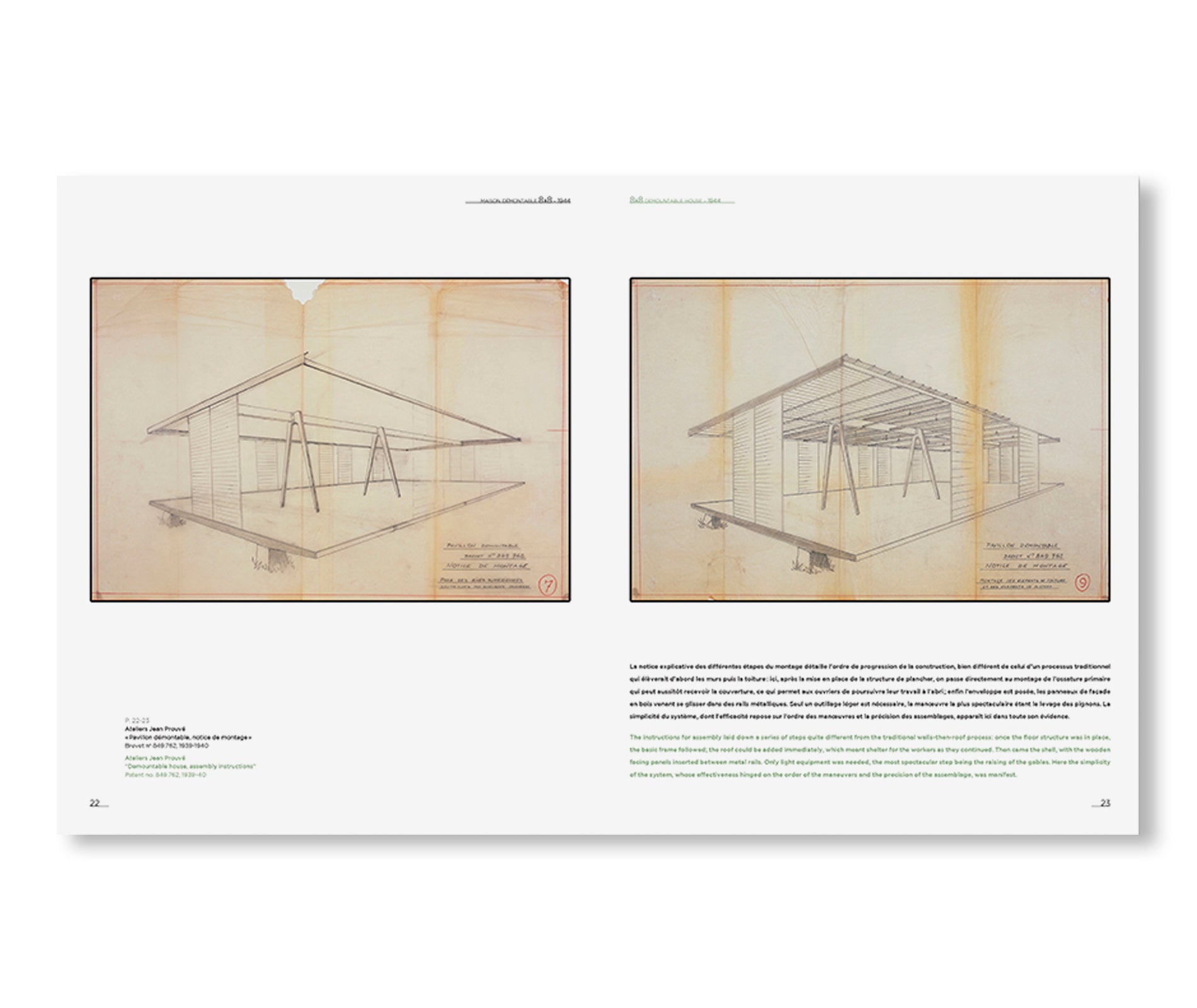 JEAN PROUVÉ 8x8 DEMOUNTABLE HOUSE, 1944 – VOL.2 by Jean Prouvé